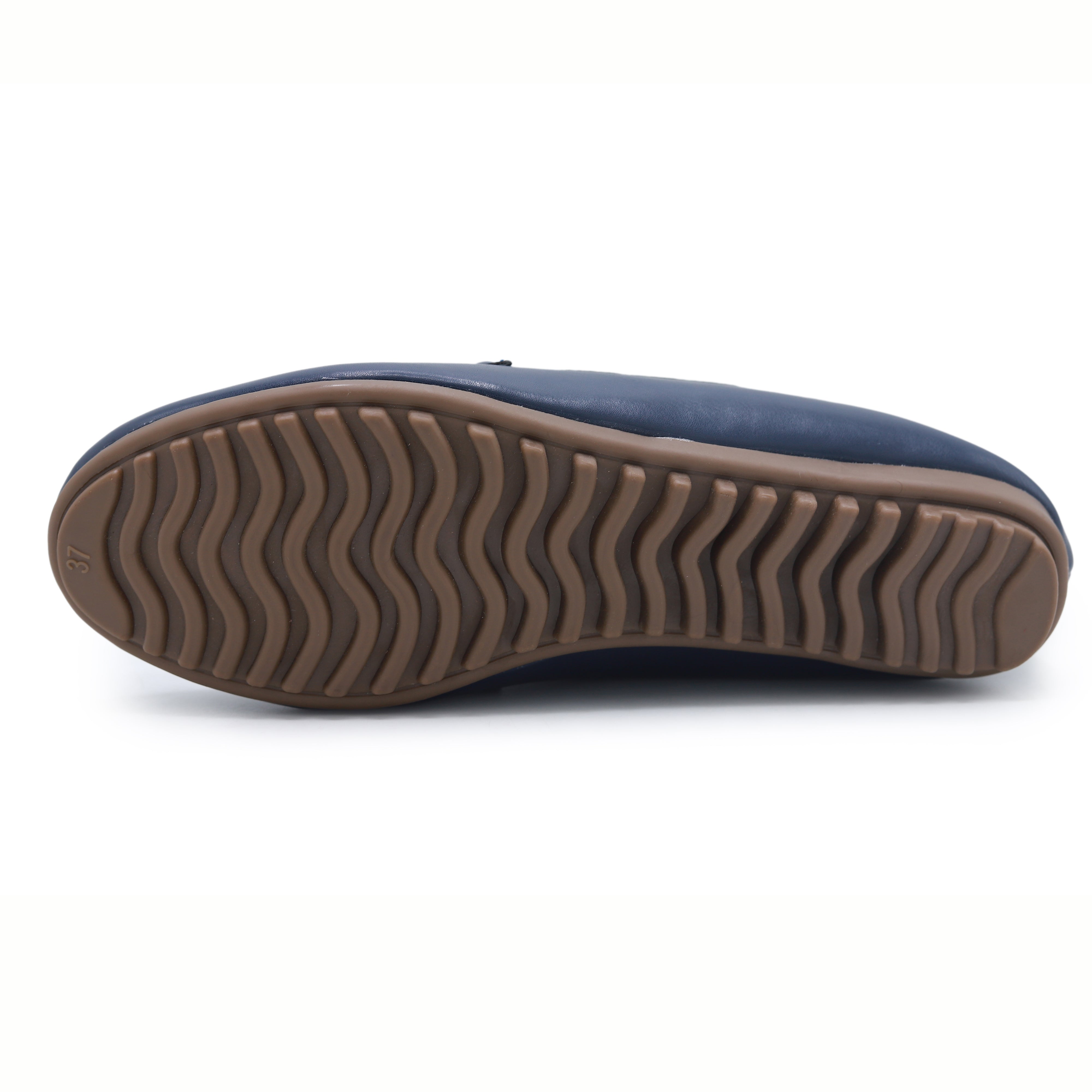 Navy Buckle Loafers -8004406