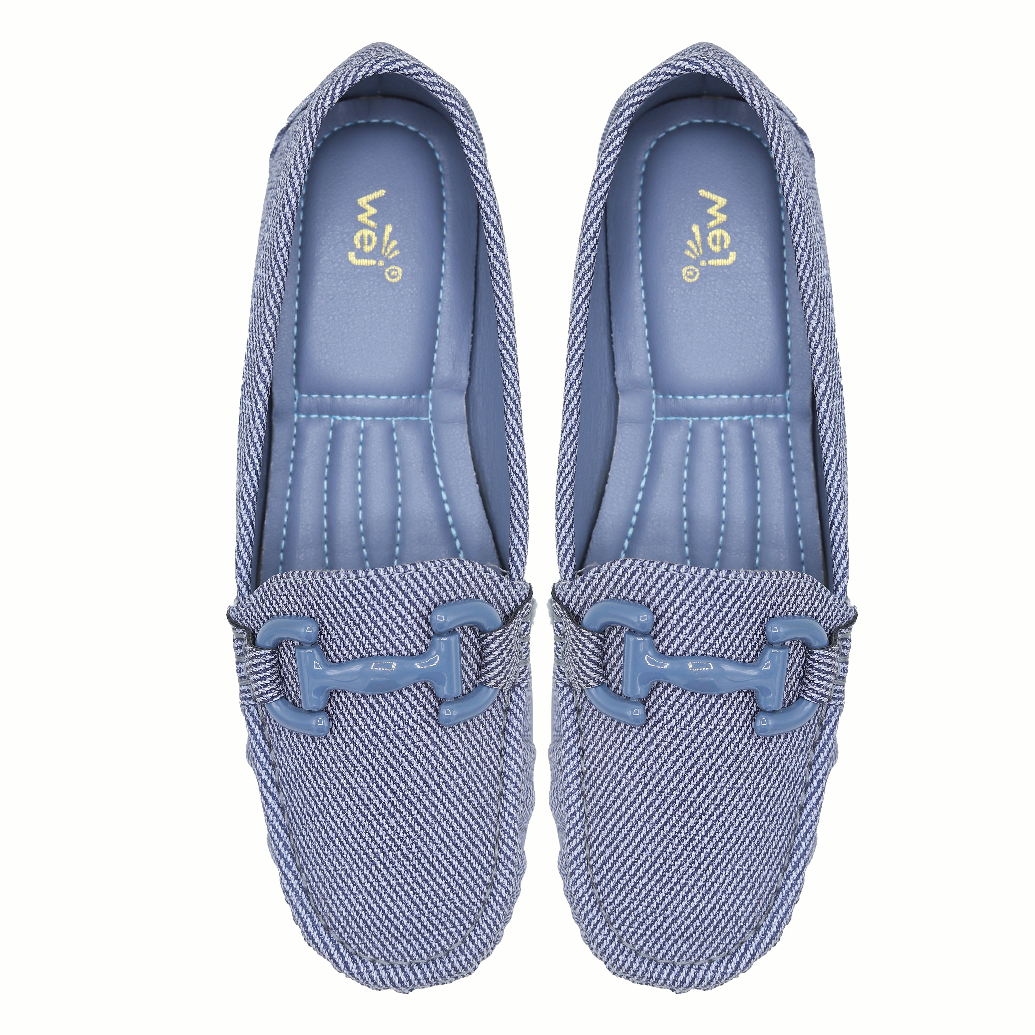 Blue Loafer Flats Women's Comfort Shoes 8004353 Blue