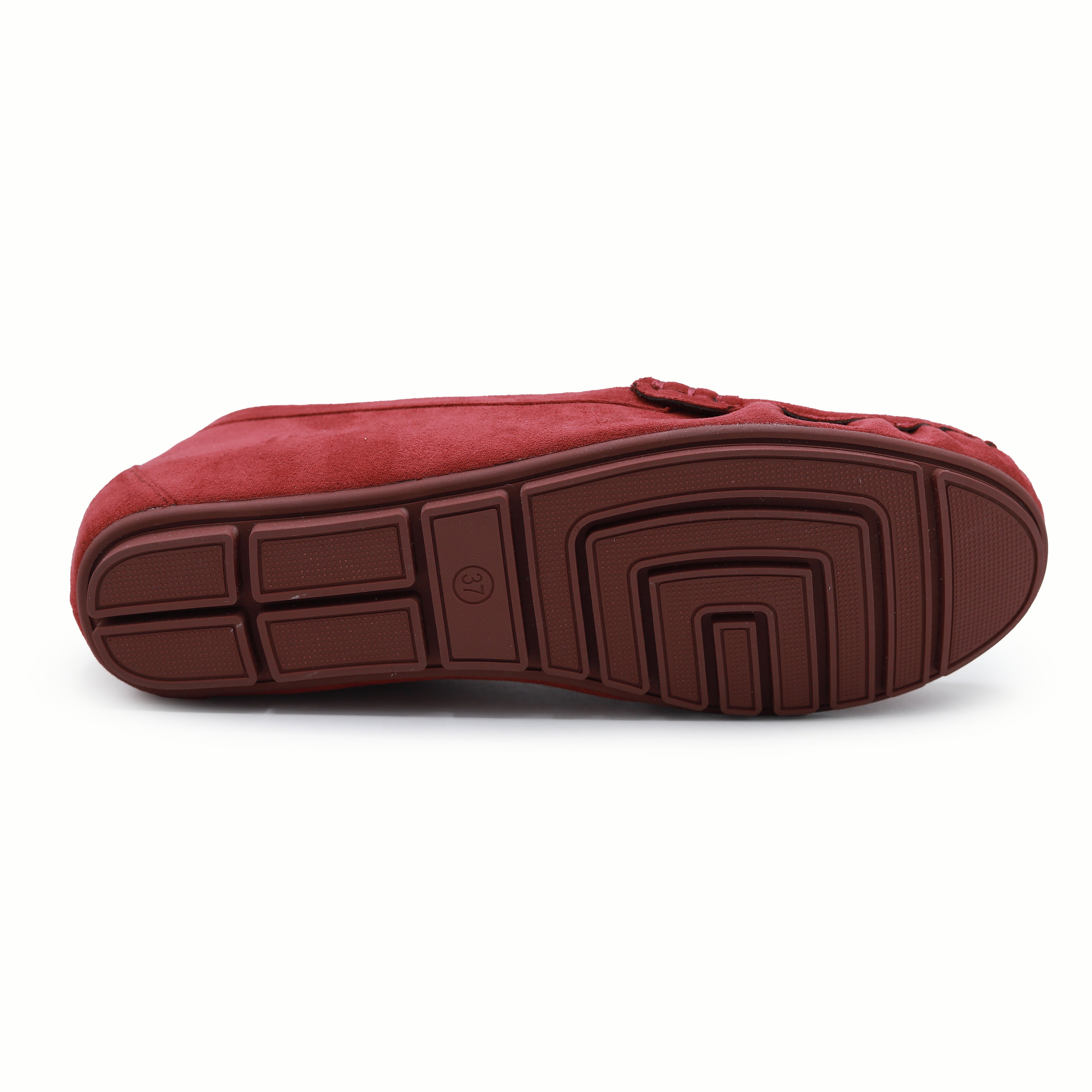 Suede Moccasins - Women's Comfort Loafers 8004360 Maroon