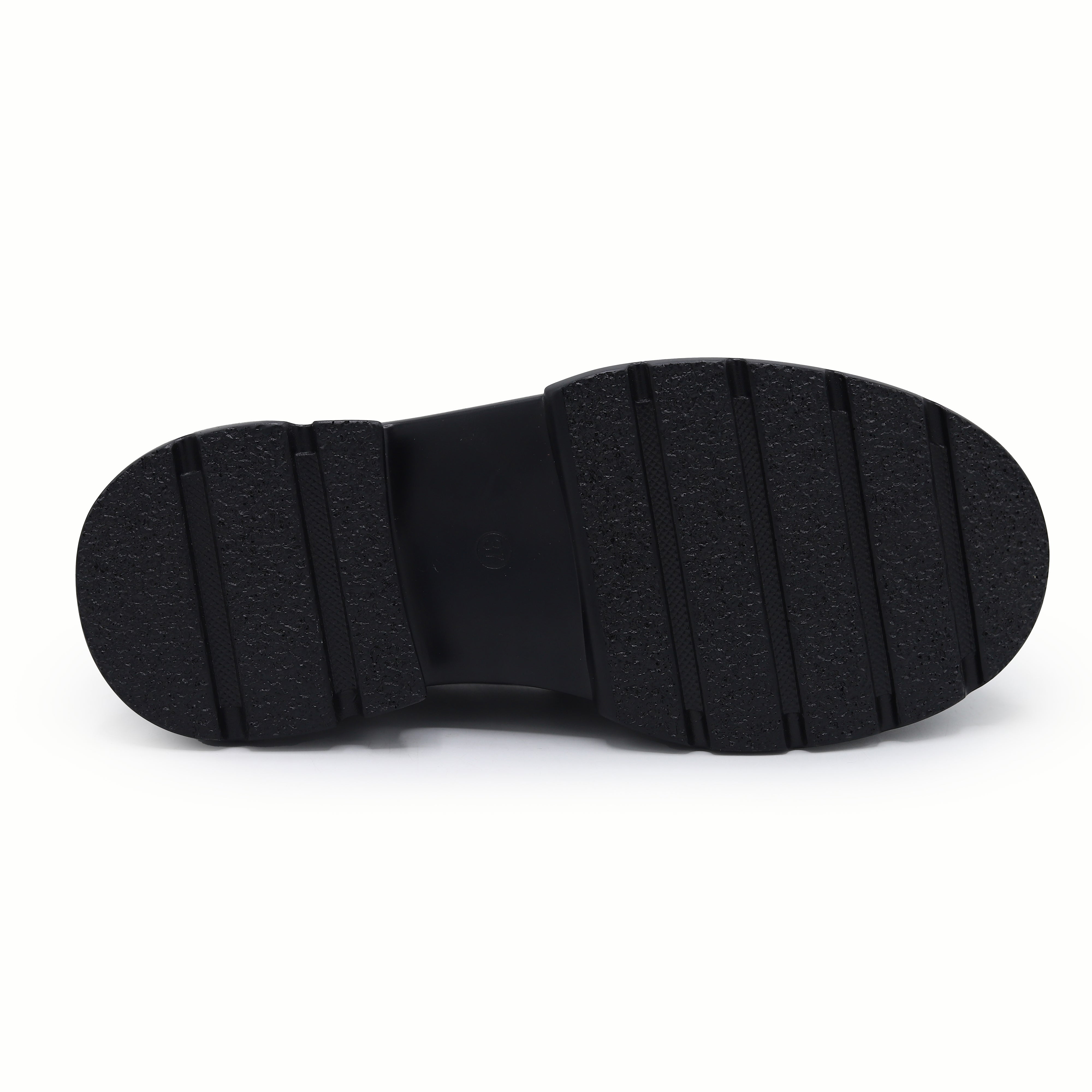 Patent Platform Loafers - Women's Lug Sole Dress Shoes 8004423 Black