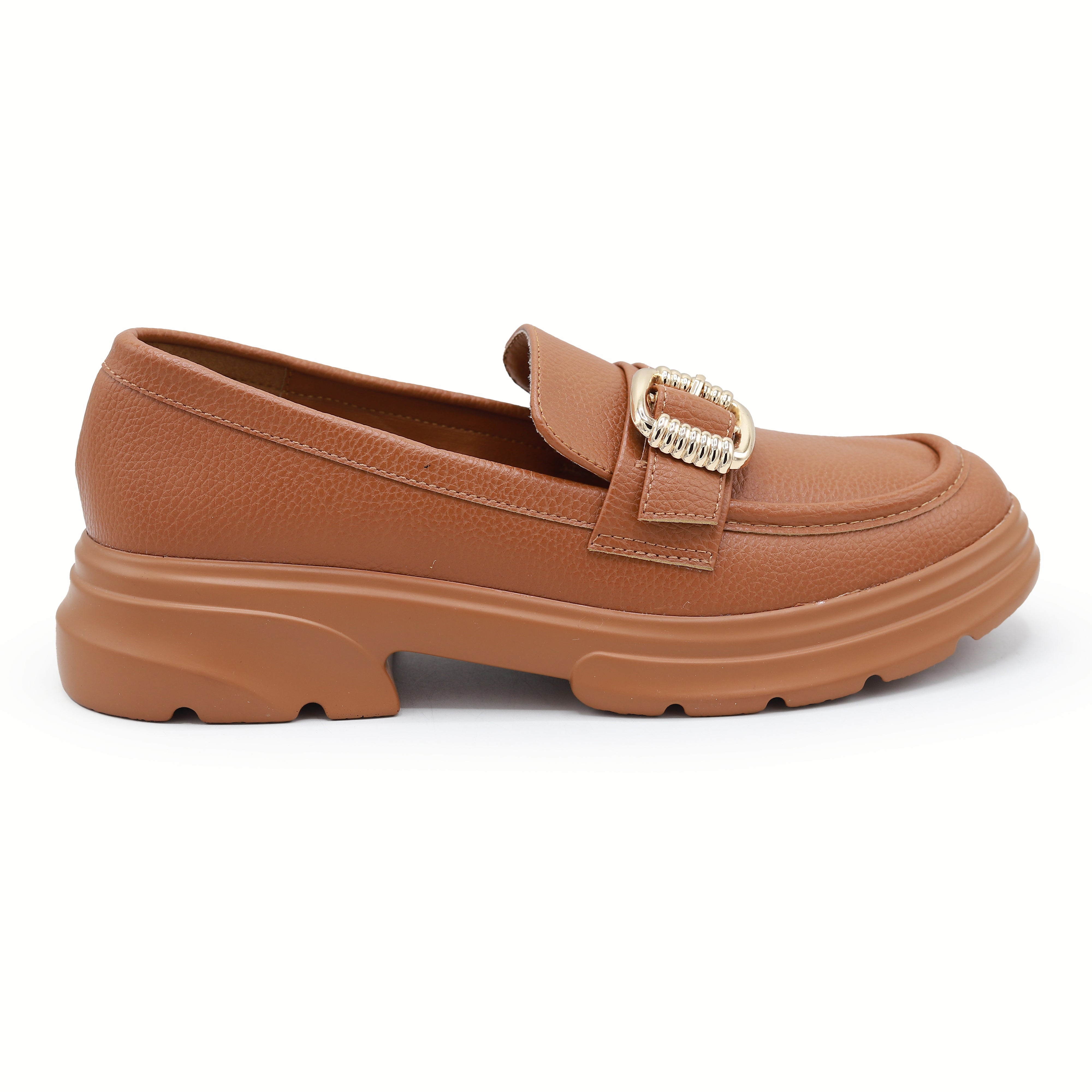 Women's Chunky Lug Sole Shoes 8004426 Tan