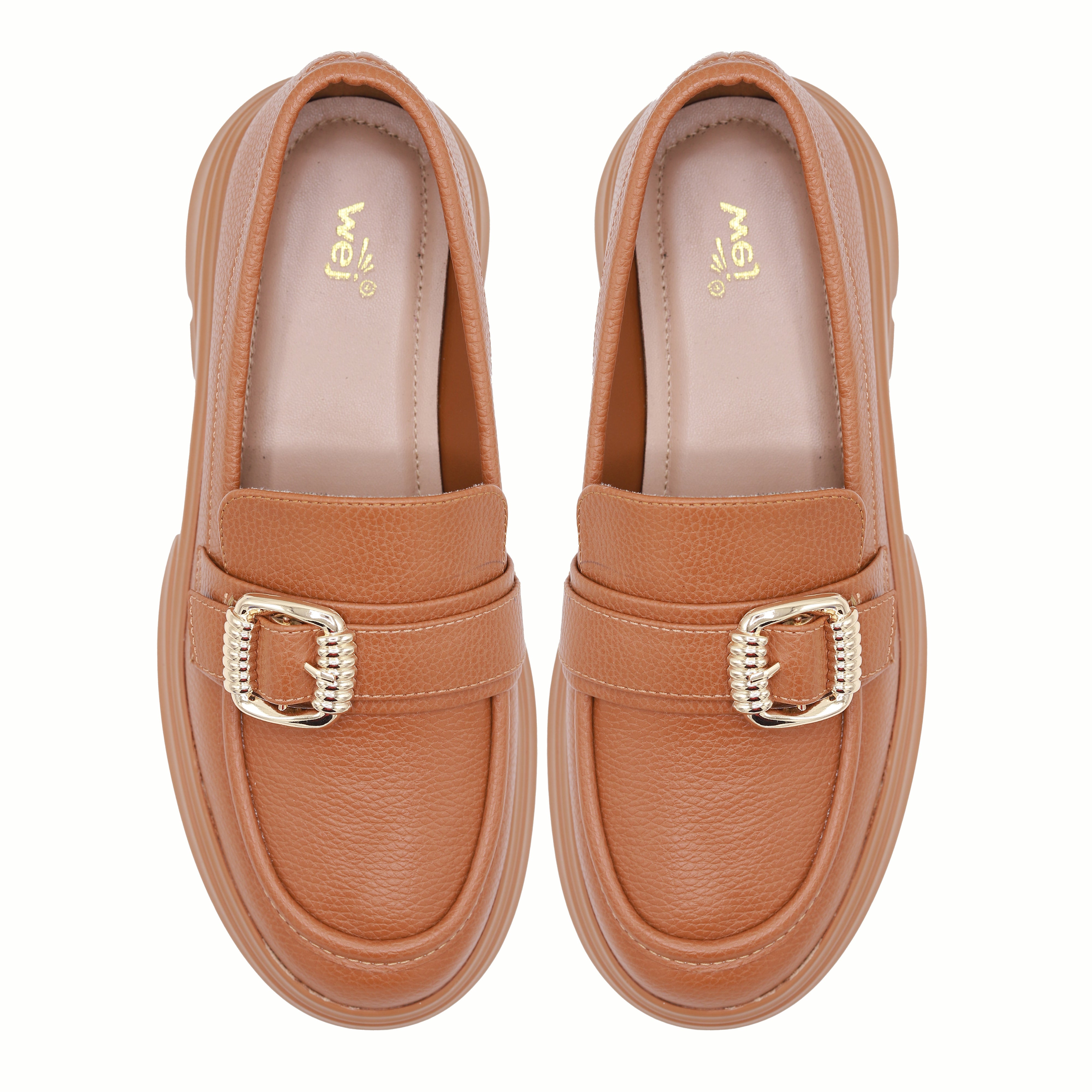 Women's Chunky Lug Sole Shoes 8004426 Tan