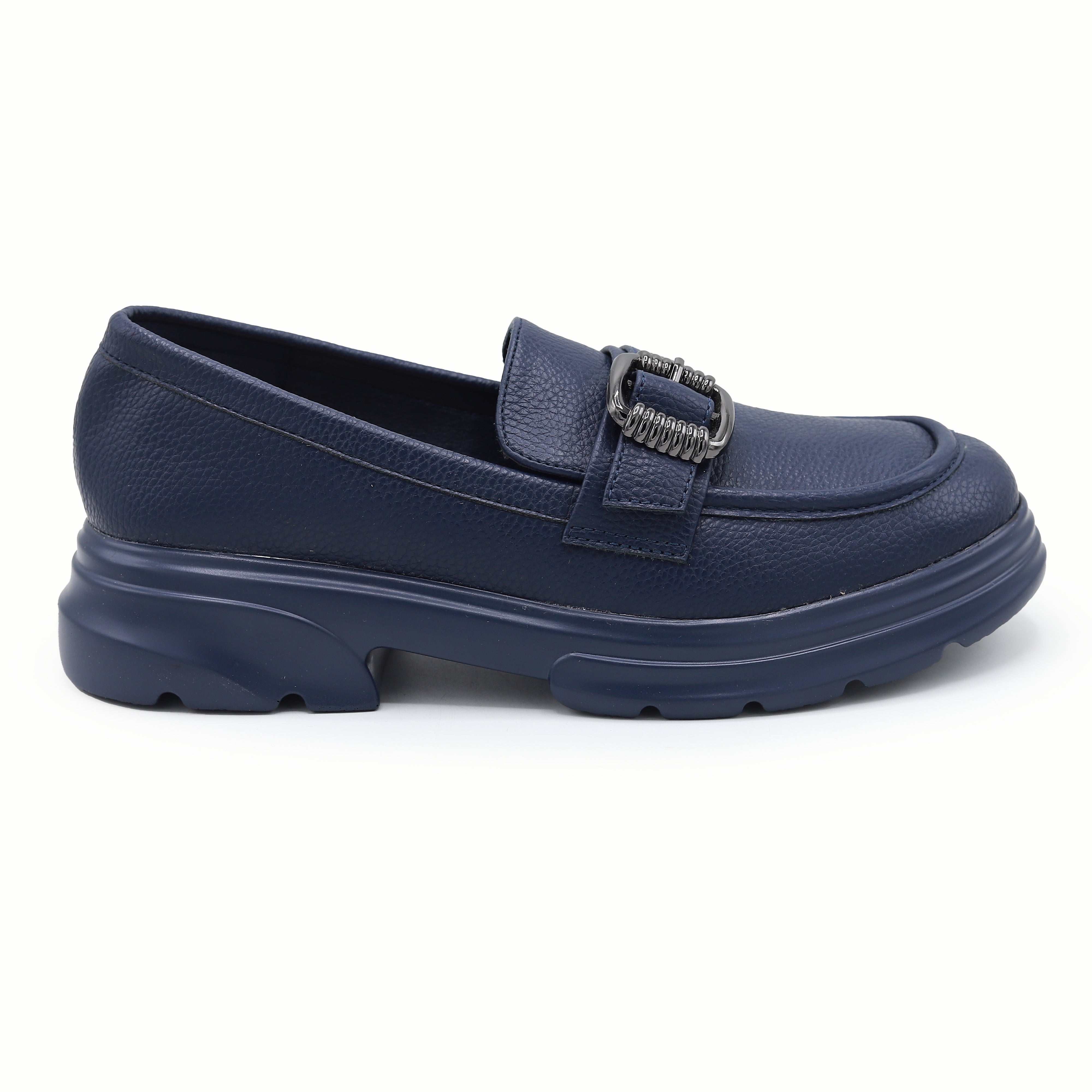 Women's Chunky Lug Sole Shoes 8004426 Navy