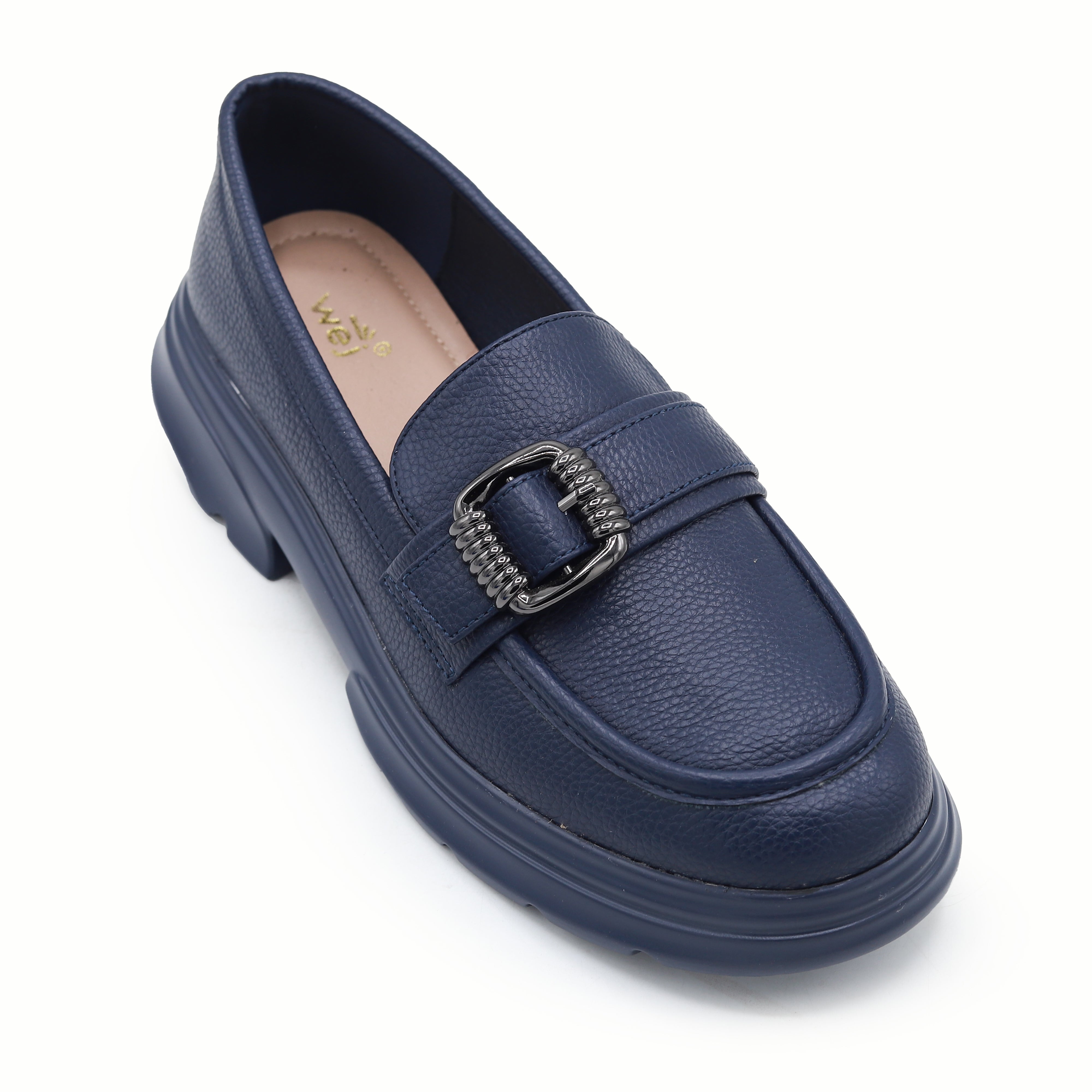 Women's Chunky Lug Sole Shoes 8004426 Navy