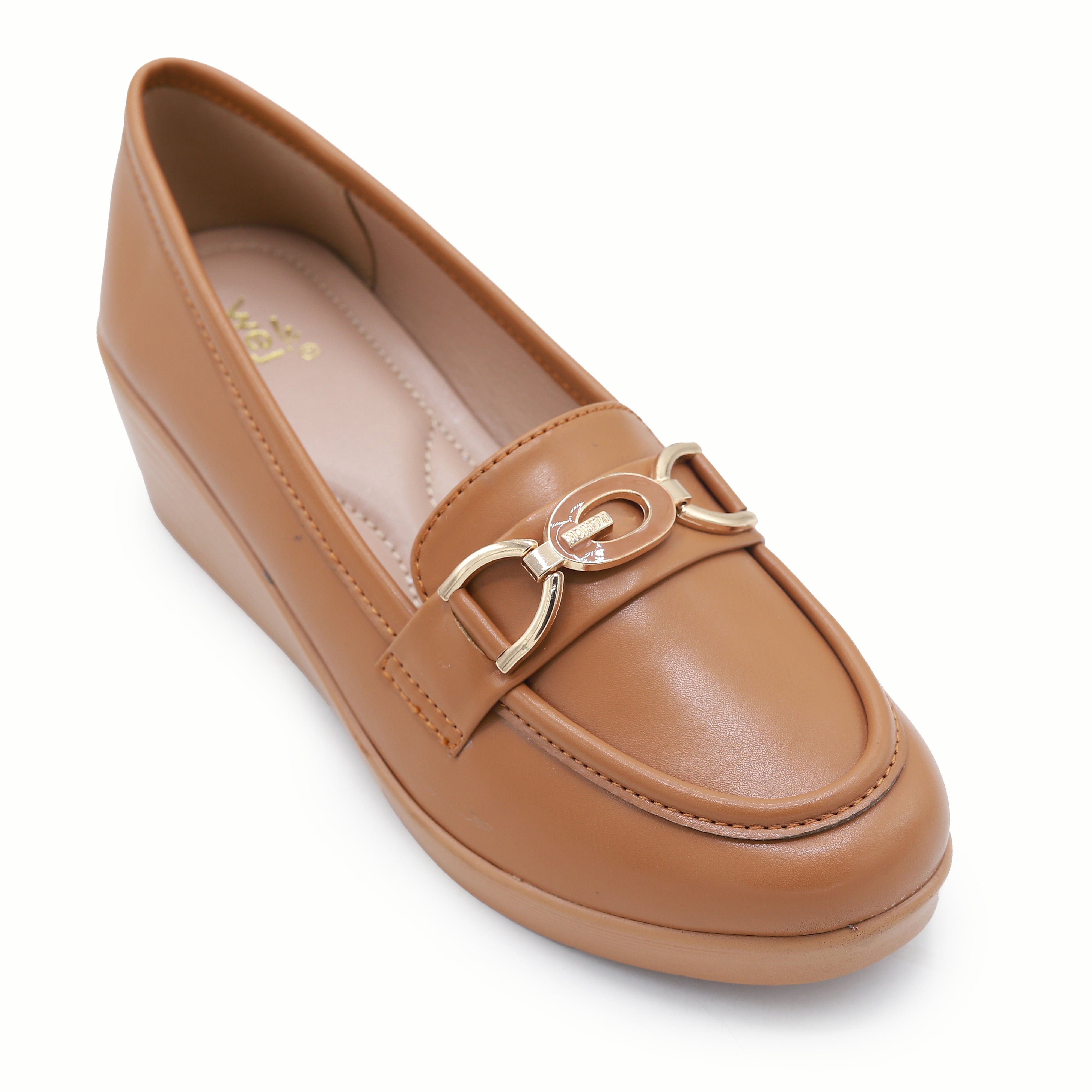 Tan Women's Loafers - 8004386