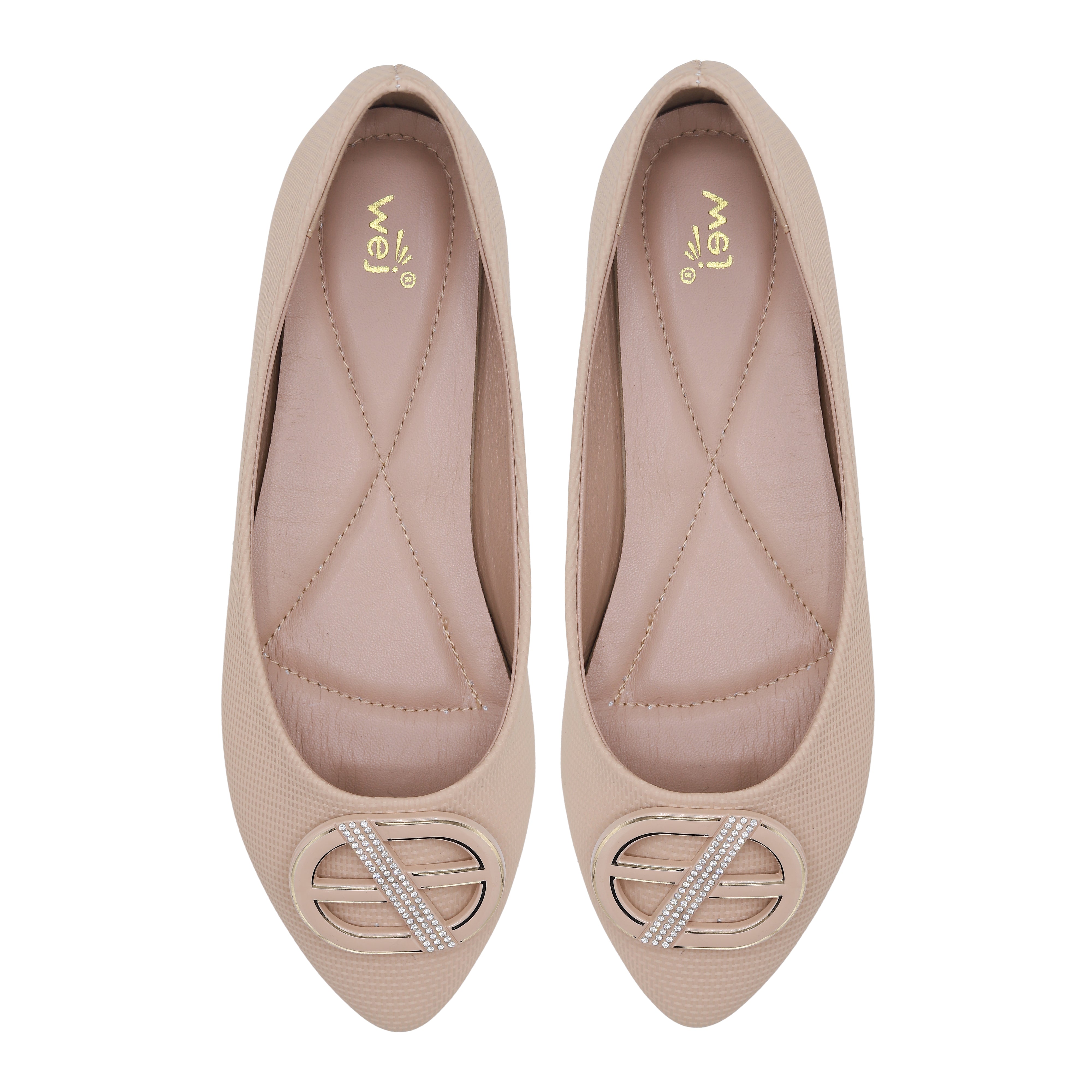 Beige Pumps Shoes - 8006343