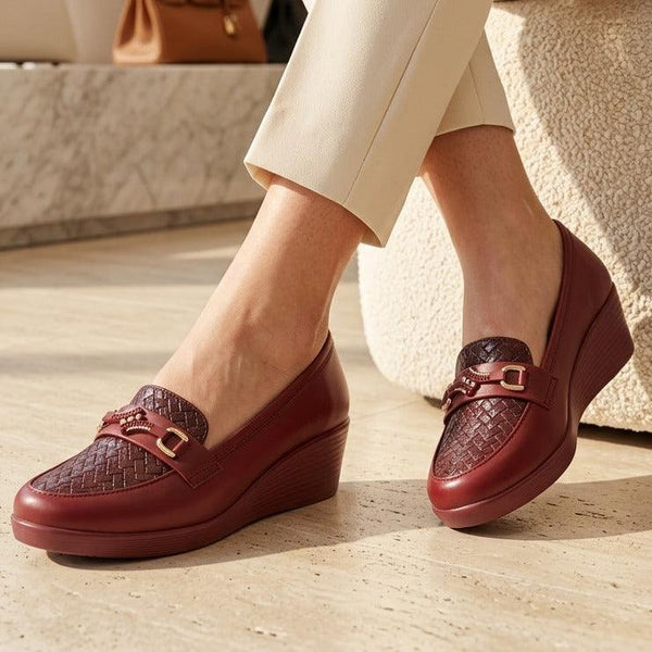 Wedge Loafers 8004614 Maroon