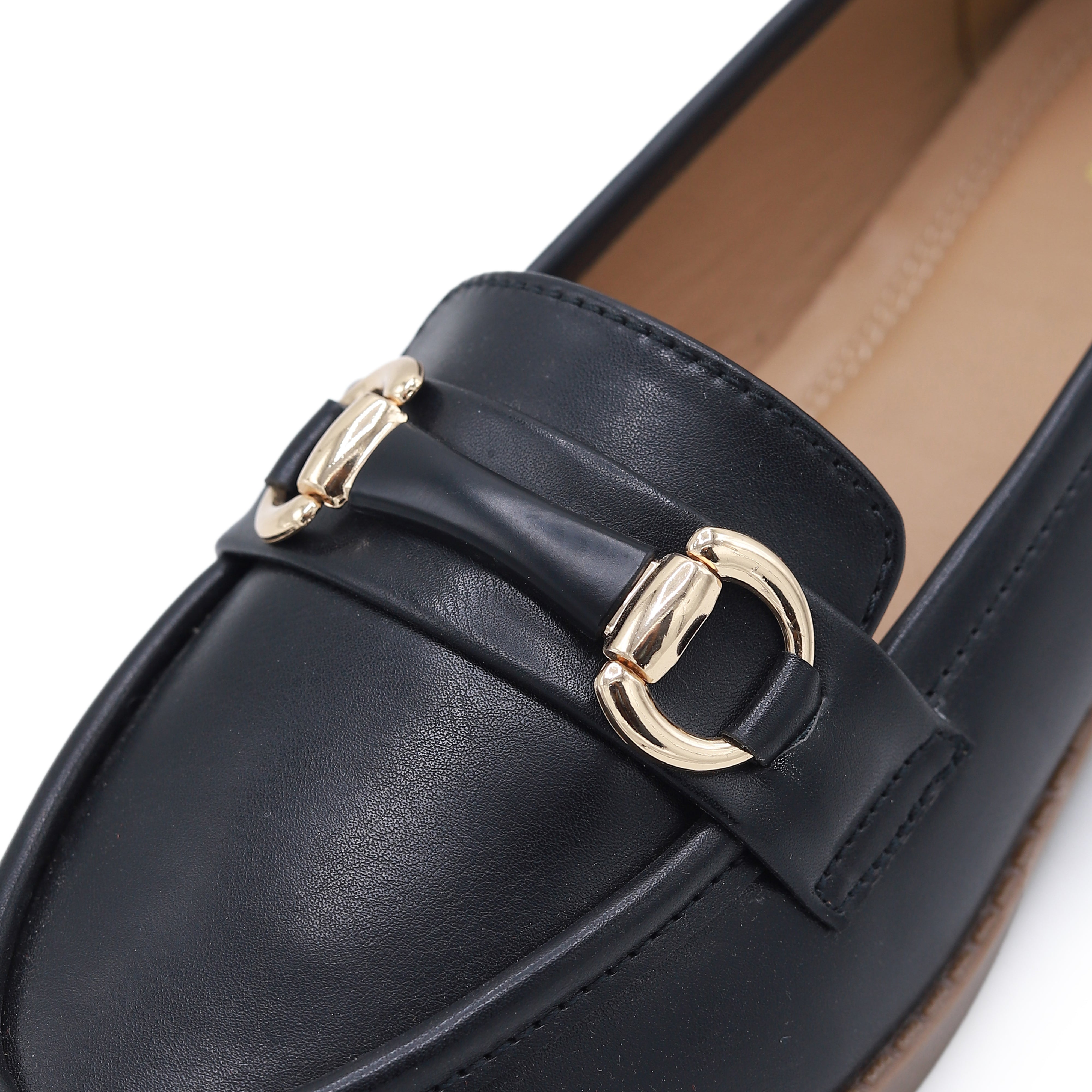 Black Platform Bit Loafers - 8004367