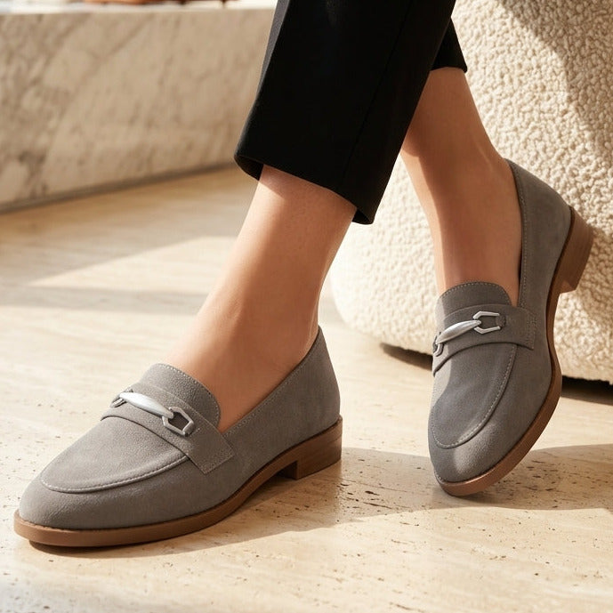 Suede Loafers 8004475 Grey