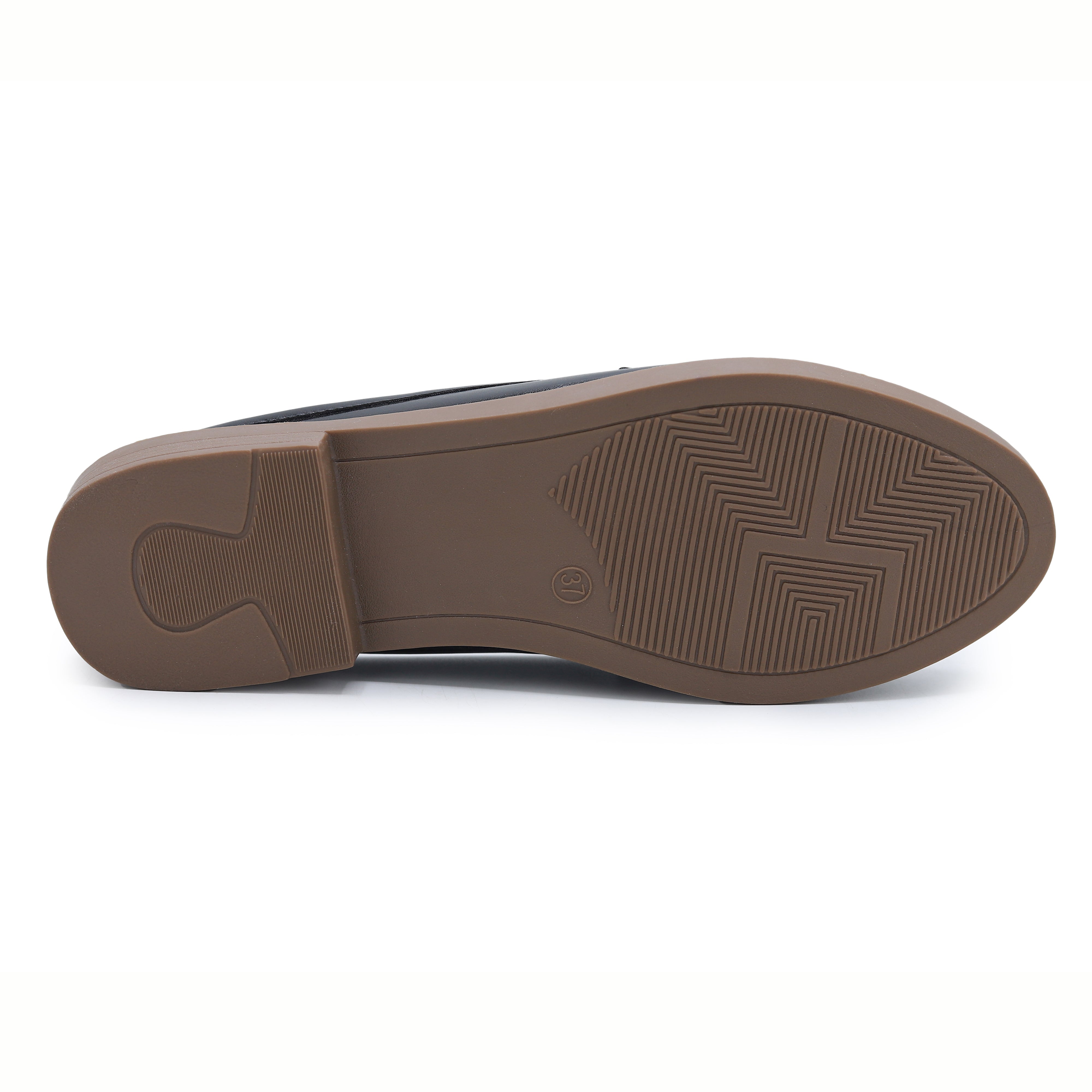 Black Loafer Mules - 8007205