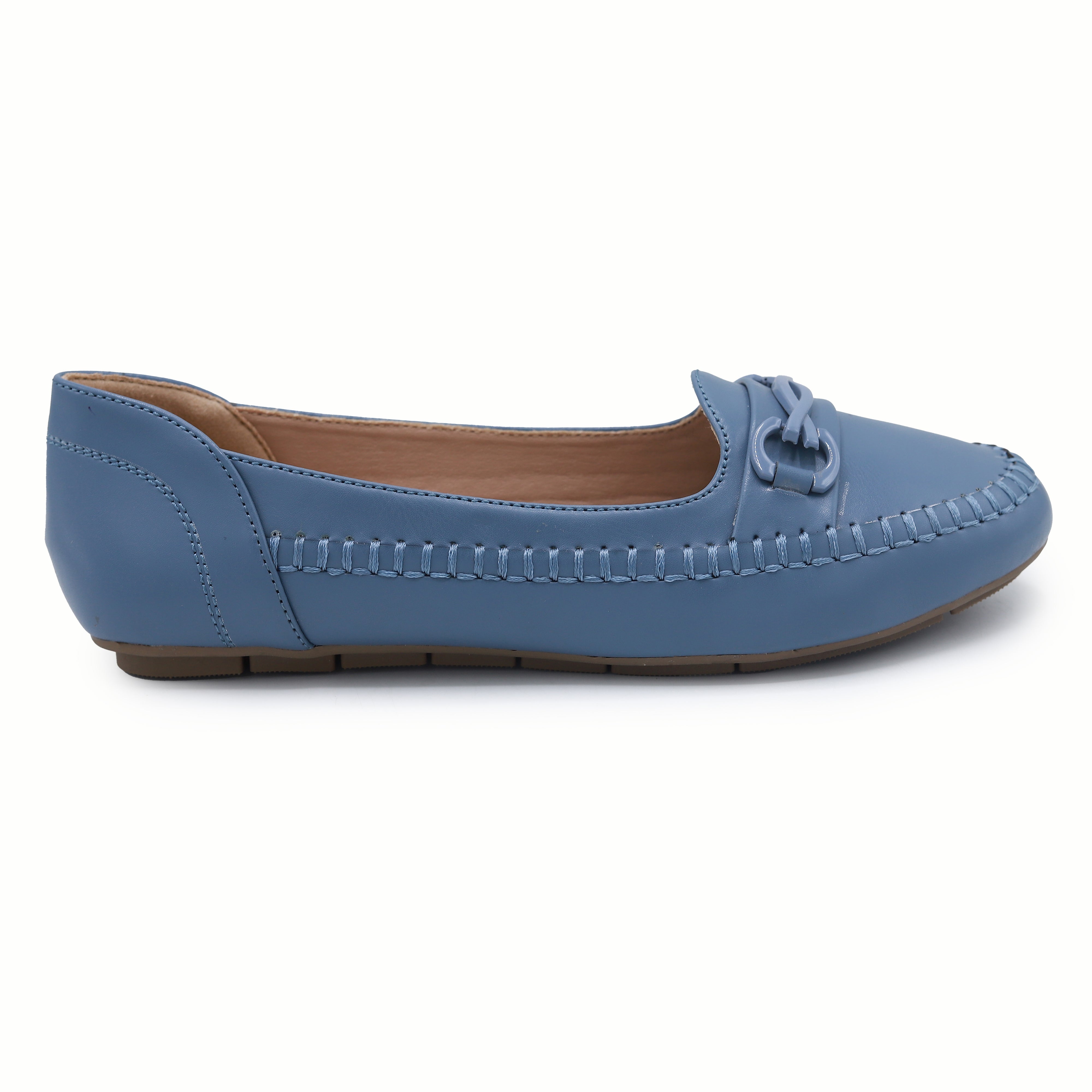 Blue Women's Loafers - 8004380
