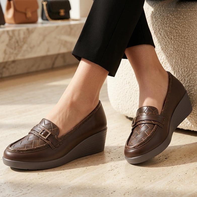 Wedge Loafers 8004615 Coffee