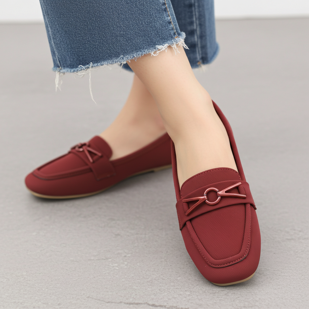 Maroon Loafers - 8006275