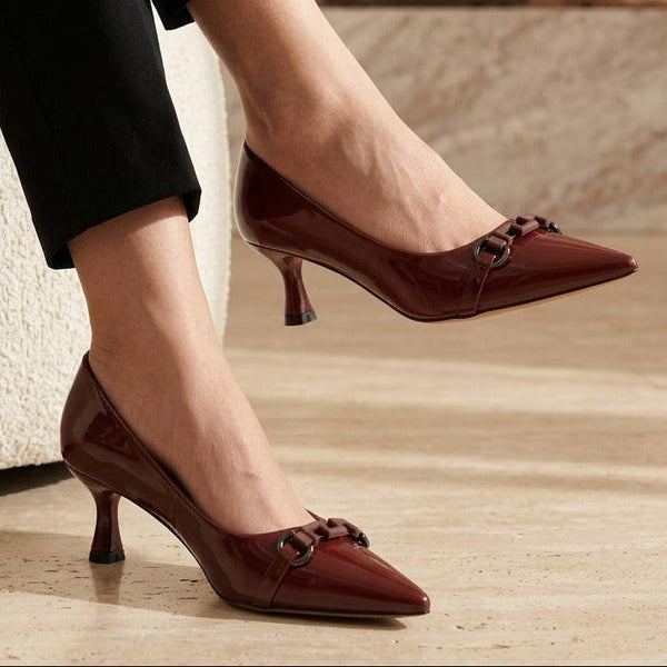 Court Pumps 8108267 Maroon 5cm
