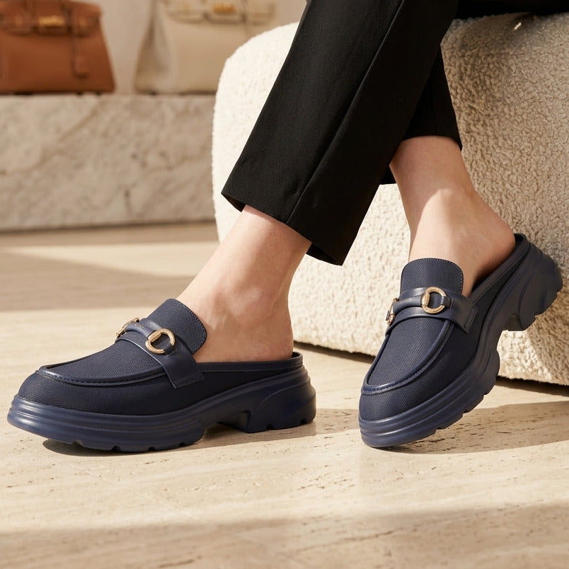 Loafer Mules 8007270 Navy