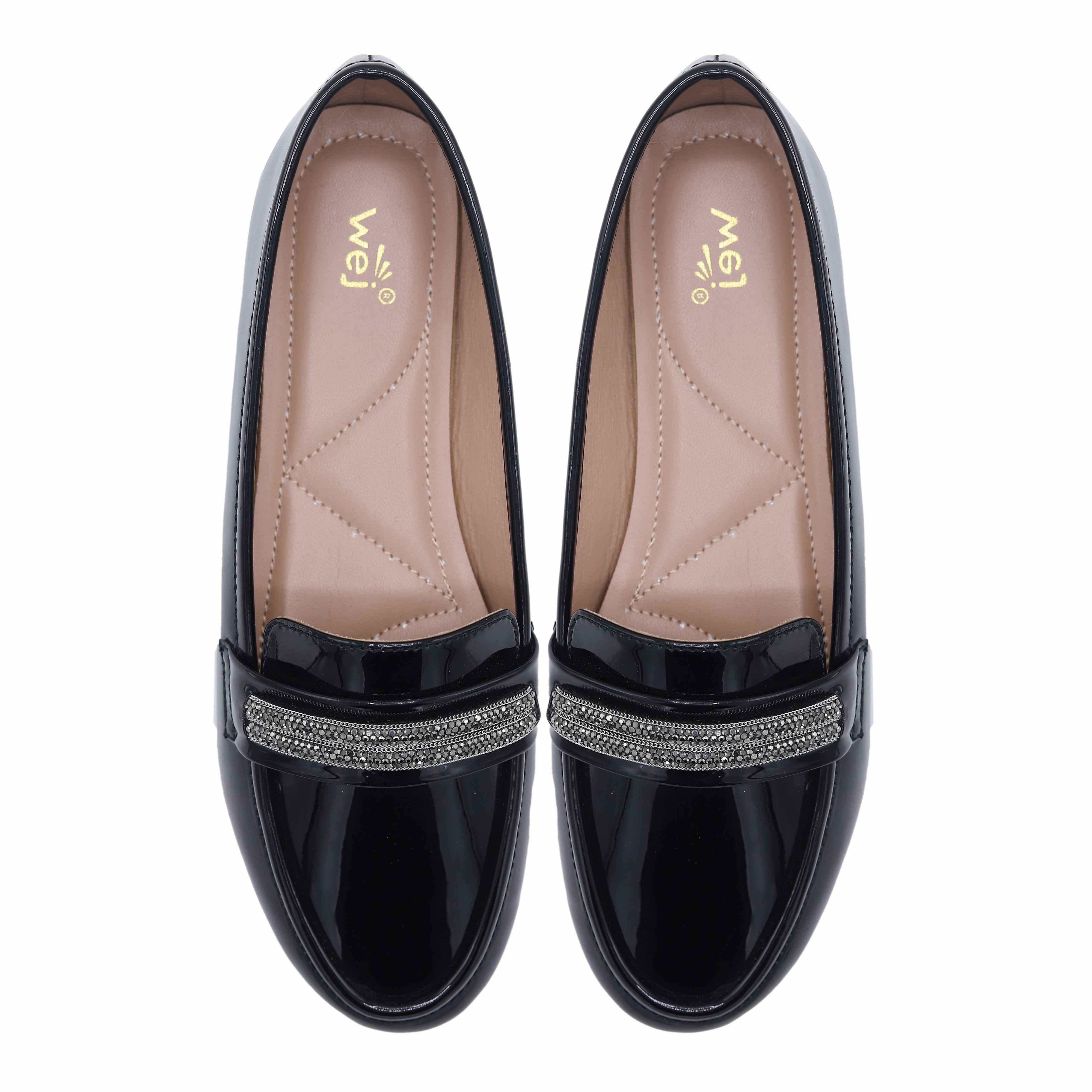 Black Patent Loafers - 8004403