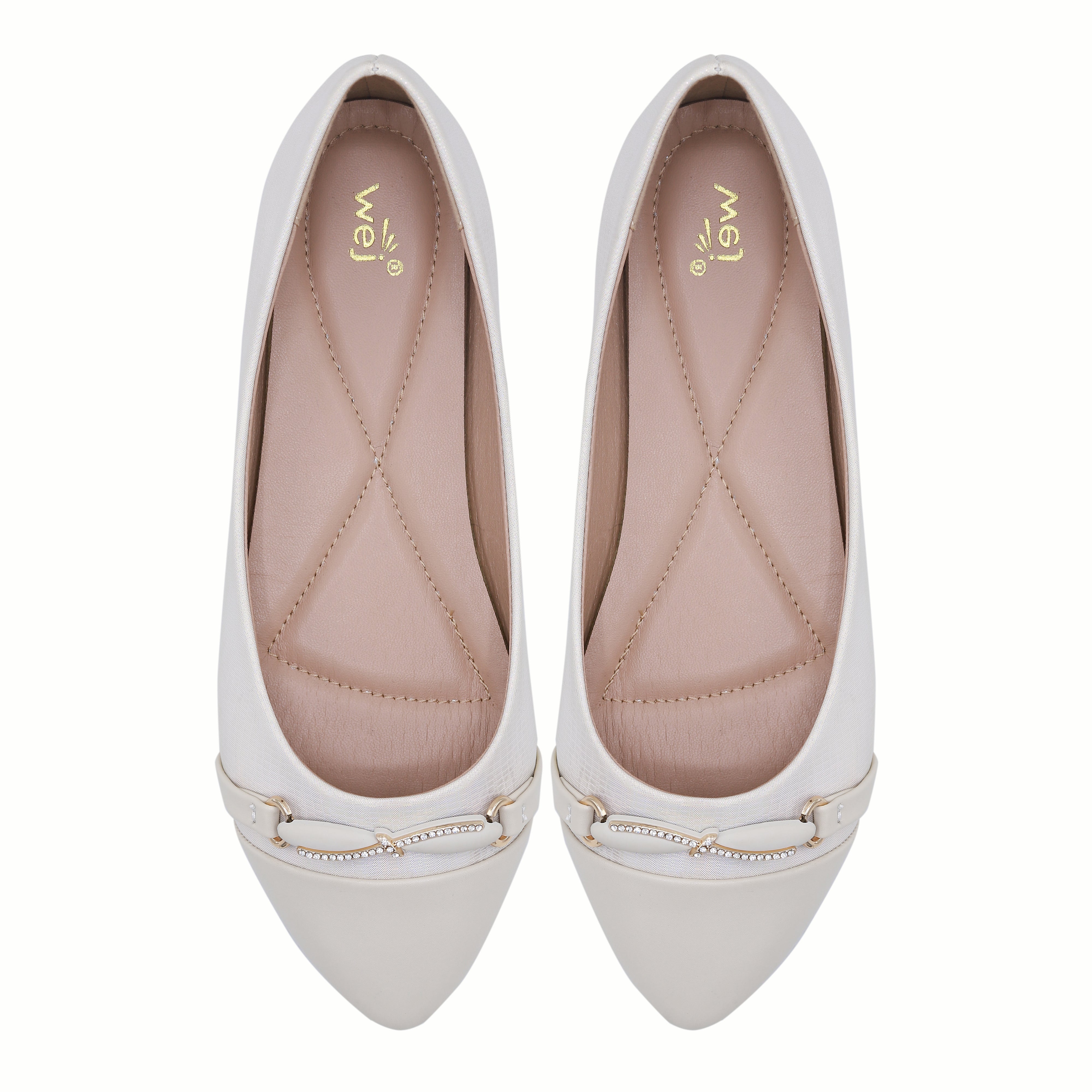 Fawn Pointed Toe Slip On Flats - 8006345