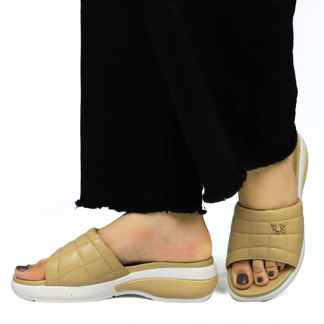 Beige Comfort Medicated Slides - 8003483
