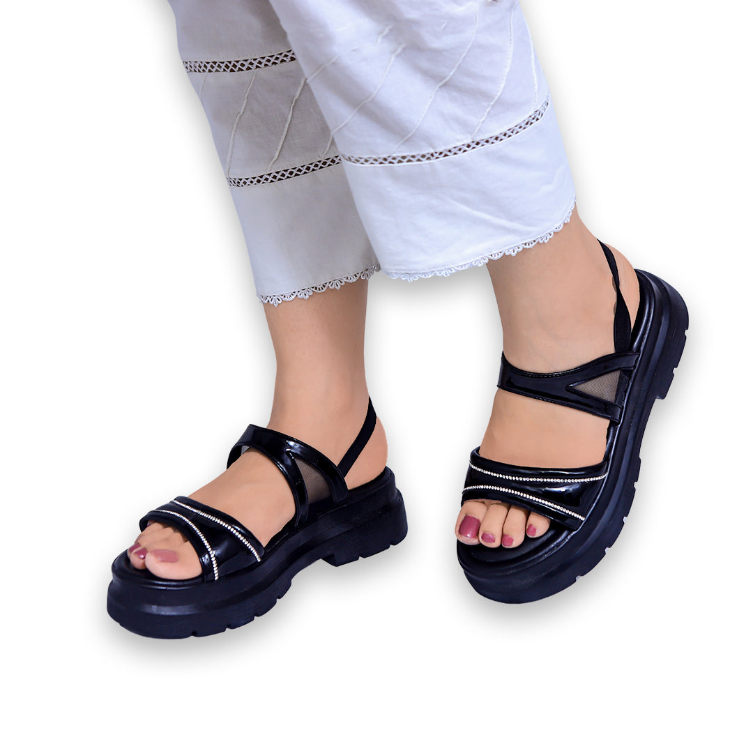 FlexiStride  Girls Sandals Black / 8002199