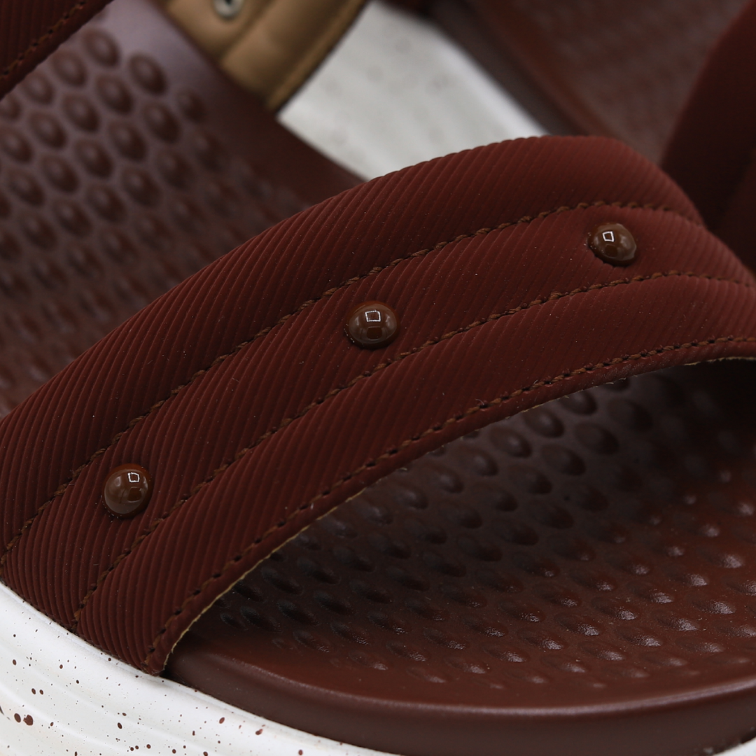Maroon Double Strap Slippers – 8003503