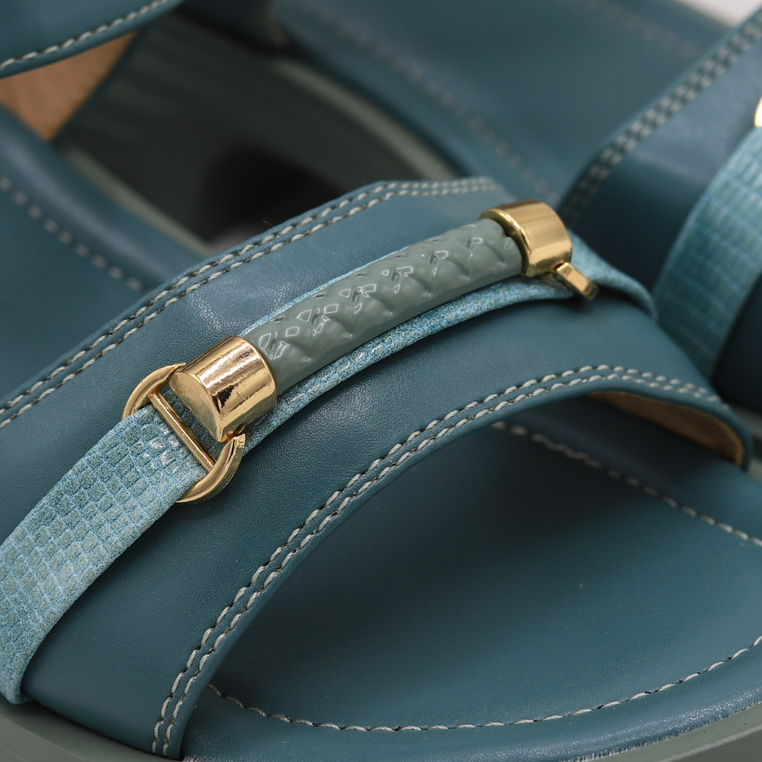 Ladies Mint Wedge Sandals / 8002294