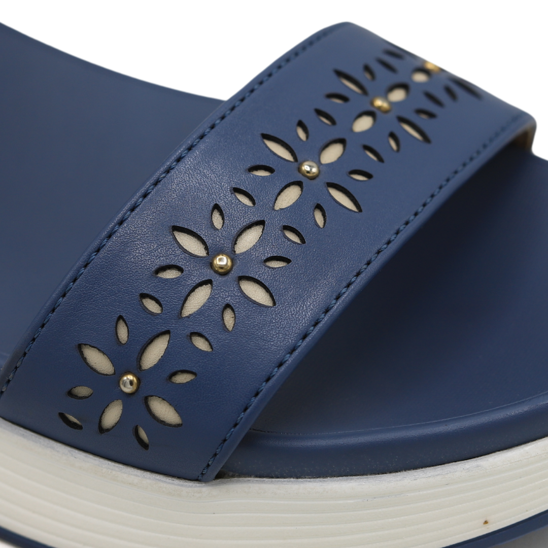 Blue Comfort Strap Sandals - 8002383