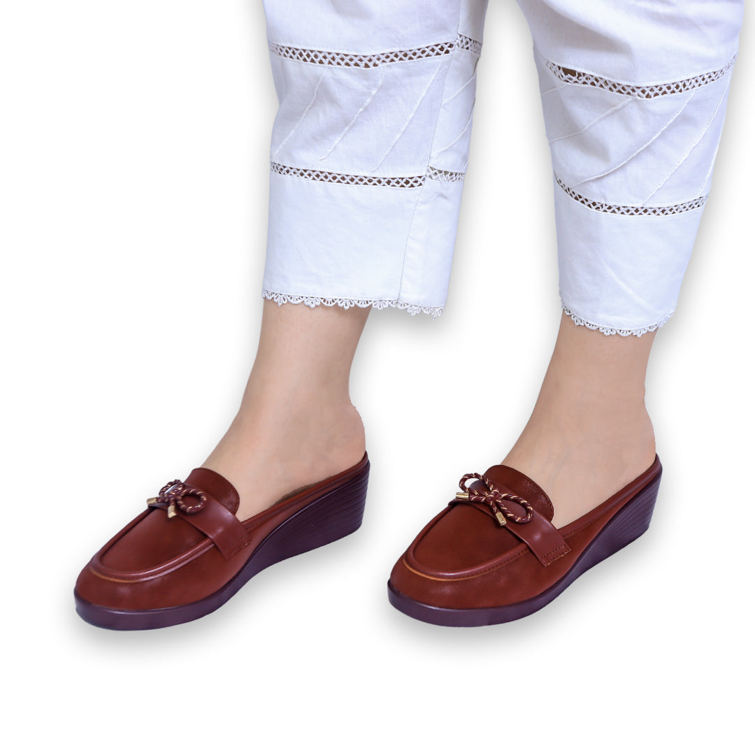 Maroon Women Half shoes - 8007193