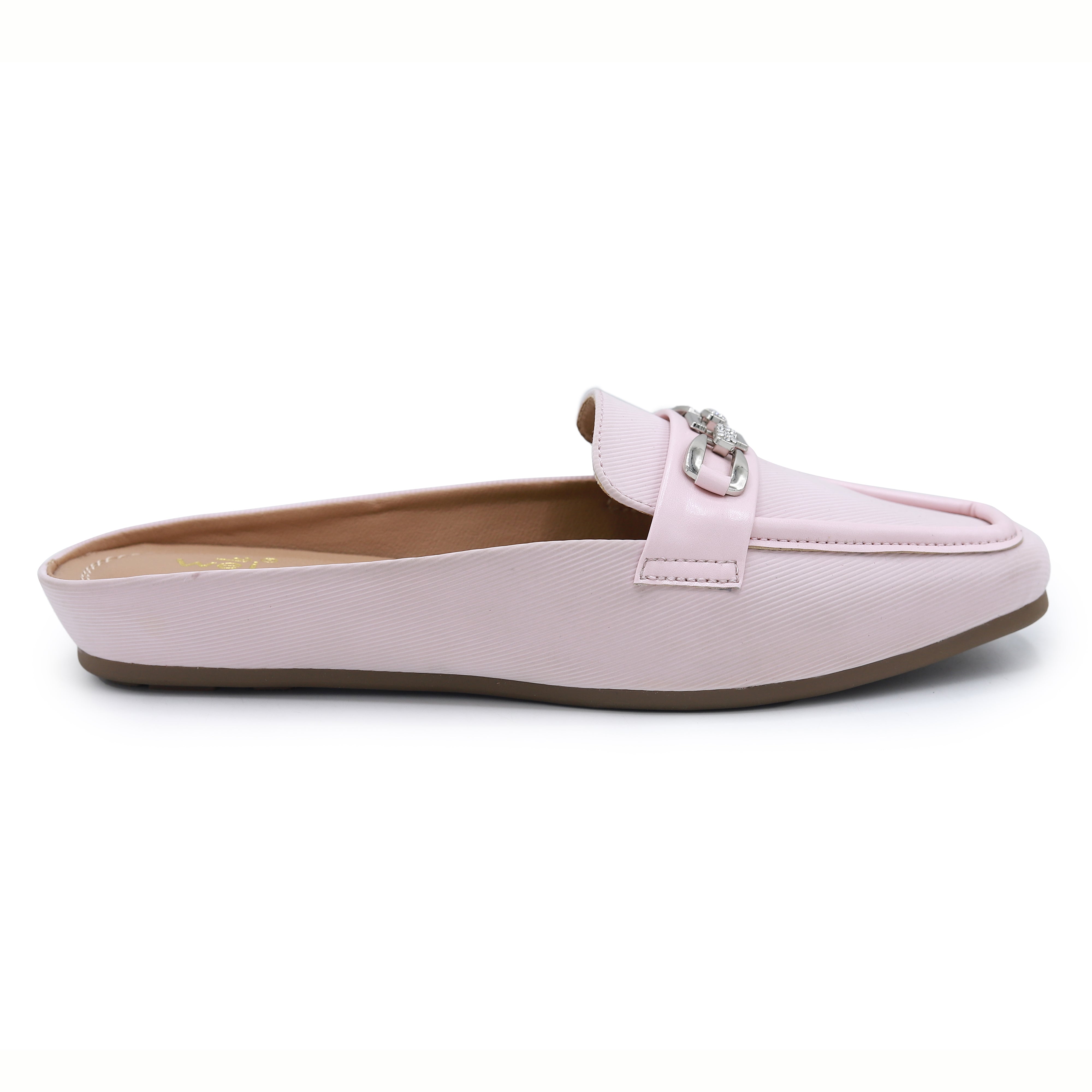 Pink Loafer Mules - 8004332