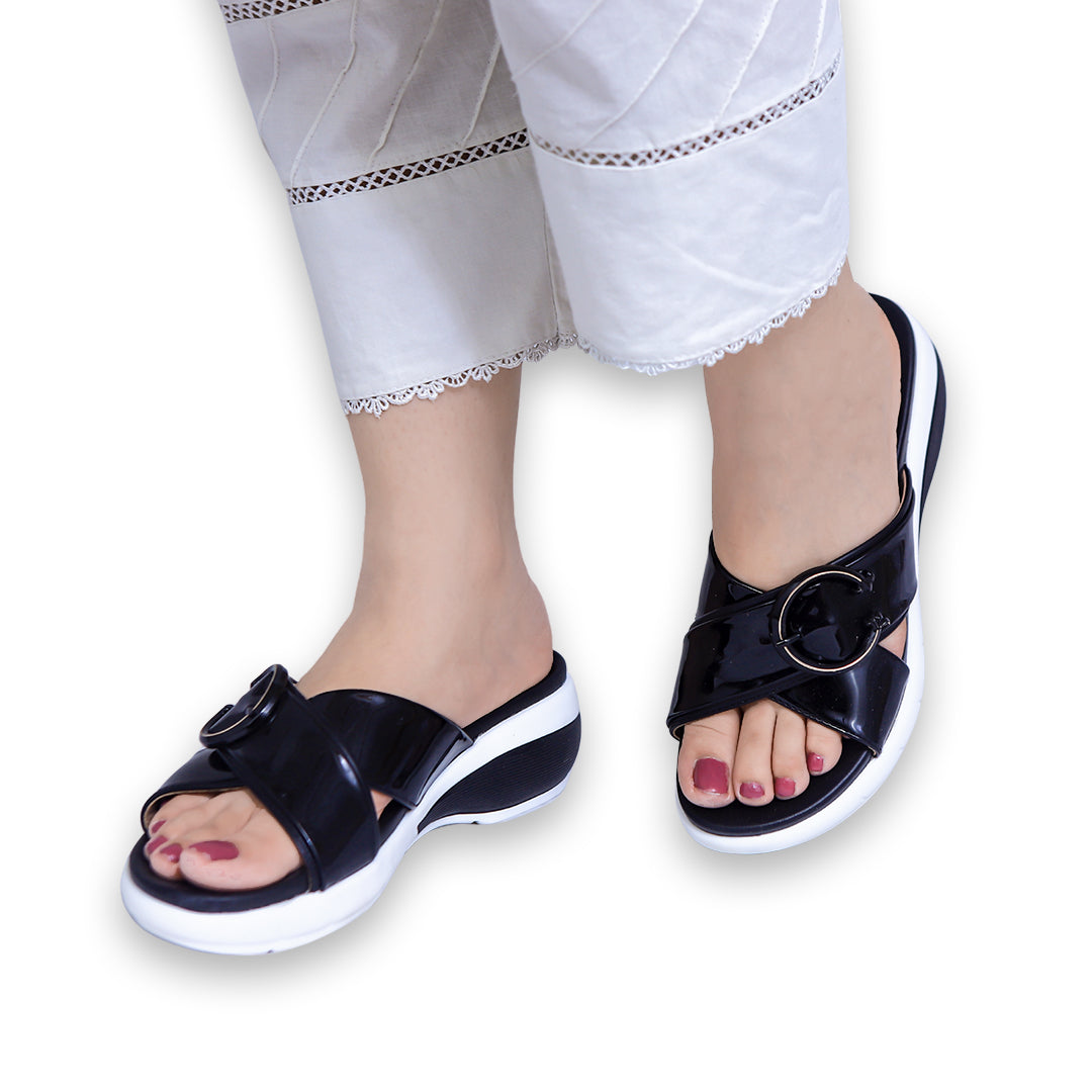 Black Comfort Medicated Slides - 8003484