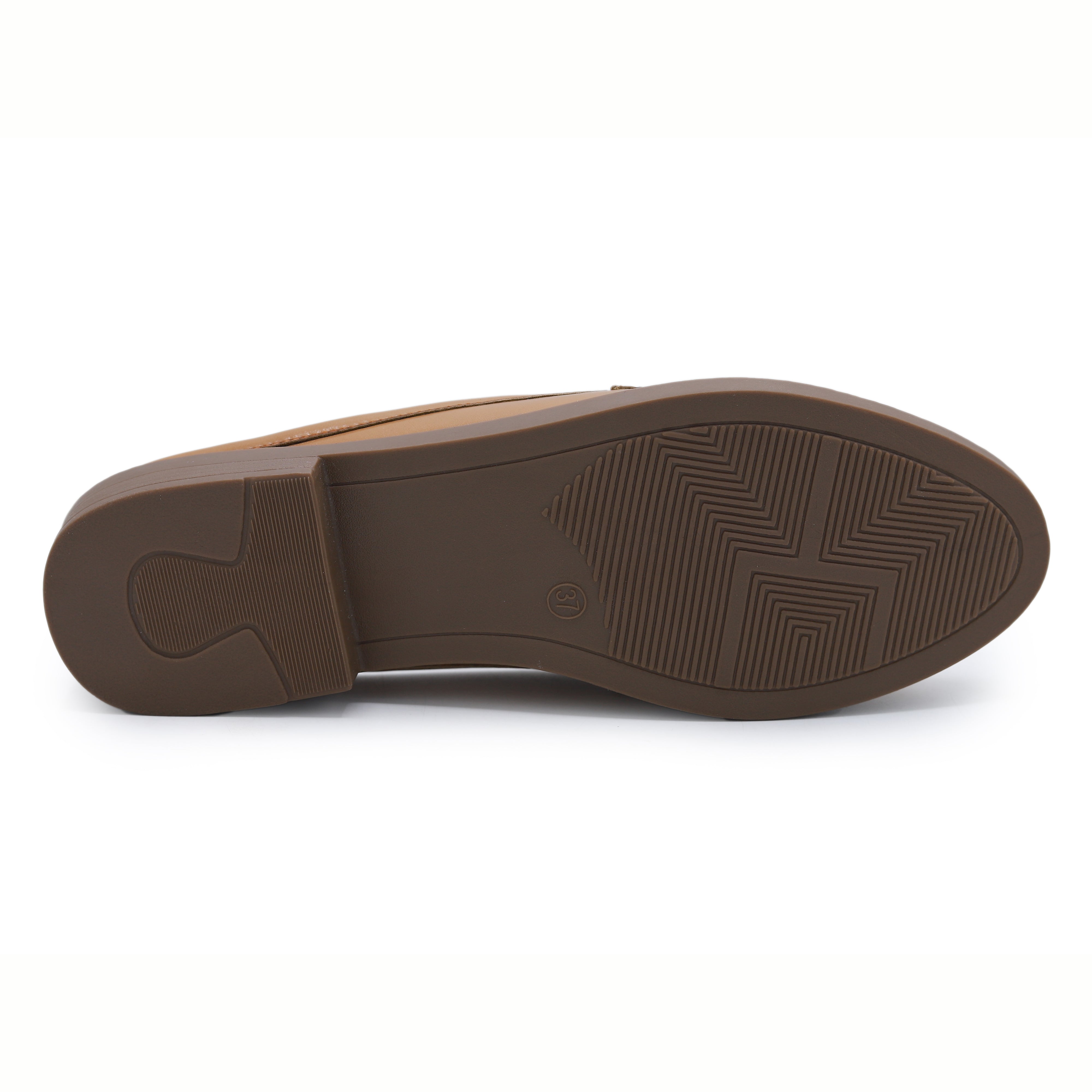 Tan Loafer Mules - 8007205