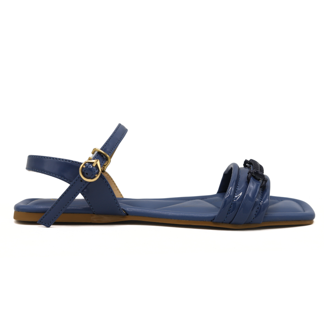 Blue Flats Ladies Sandals / 8002256