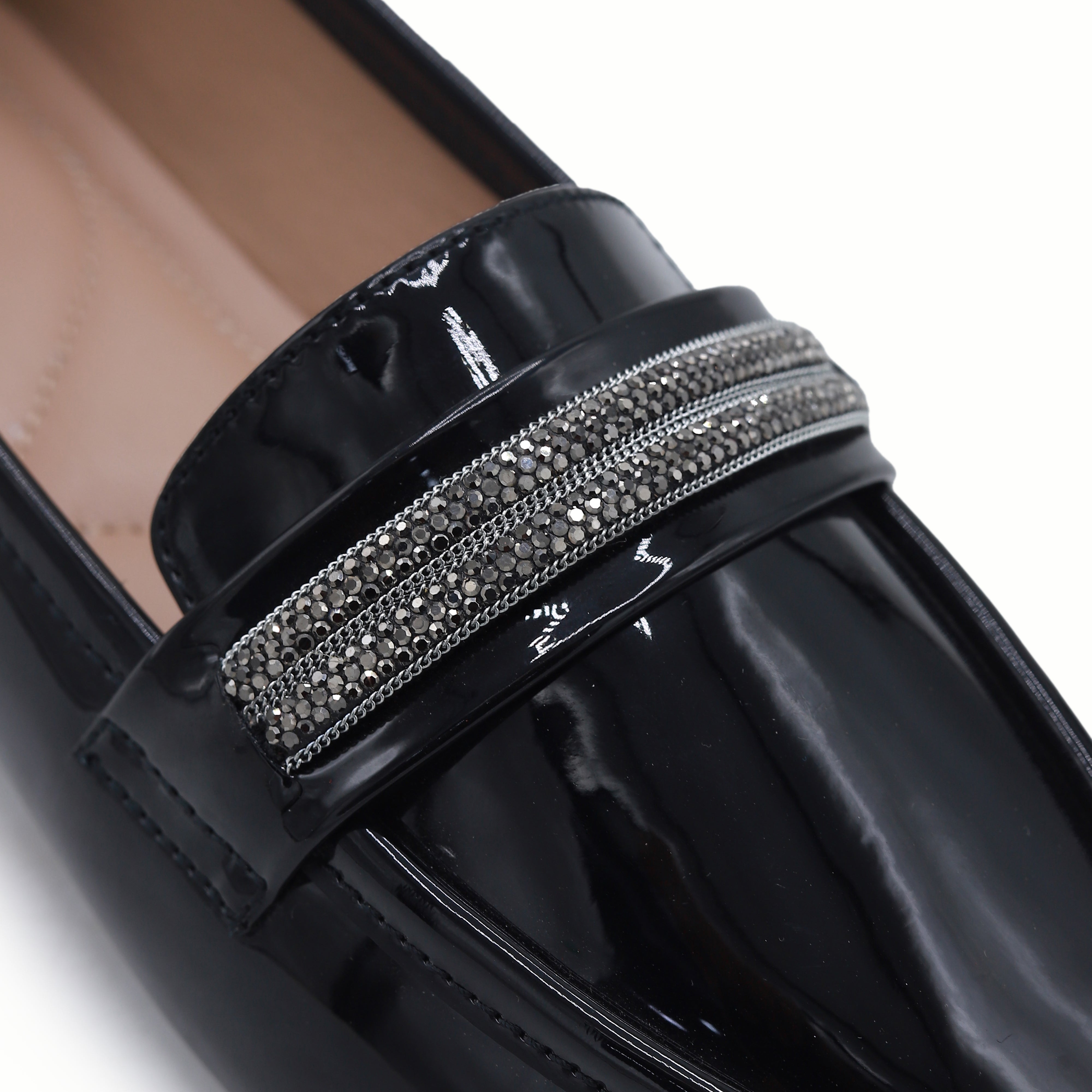 Black Patent Loafers - 8004403