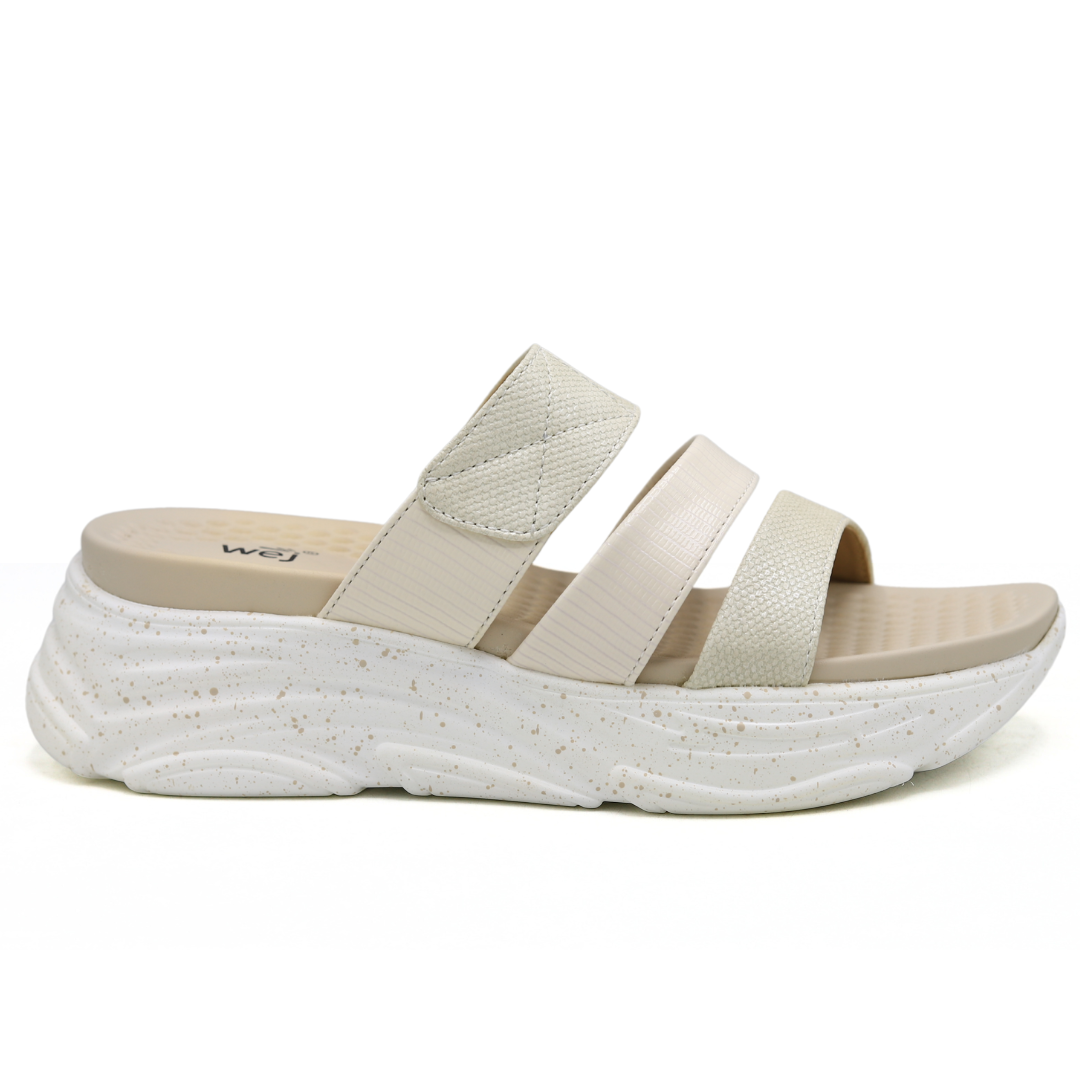 WEJ Soft Sole Ladies Slide Slippers –  8003502 Fawn