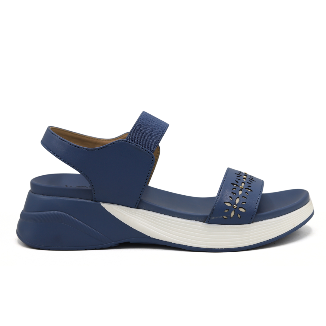 Blue Comfort Strap Sandals - 8002383