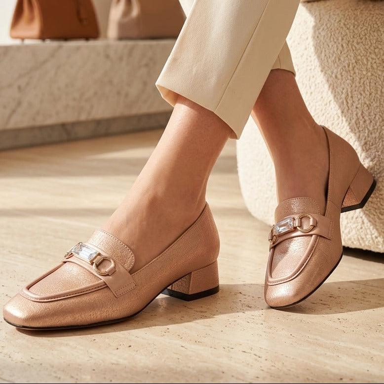 Loafer Heels 8108235 Peach