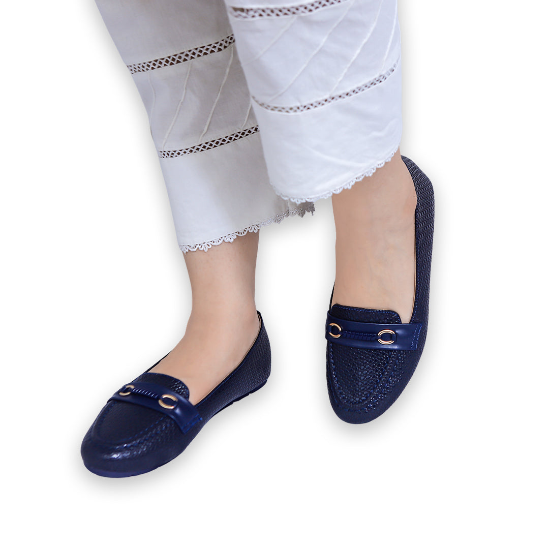 Navy loafers for women - 8006299