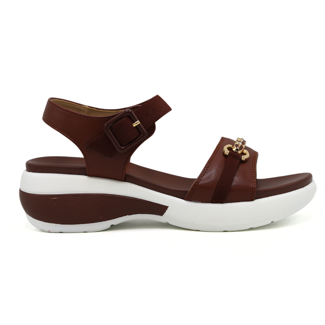 Stylish Maroon Strap Sandals - 8002308