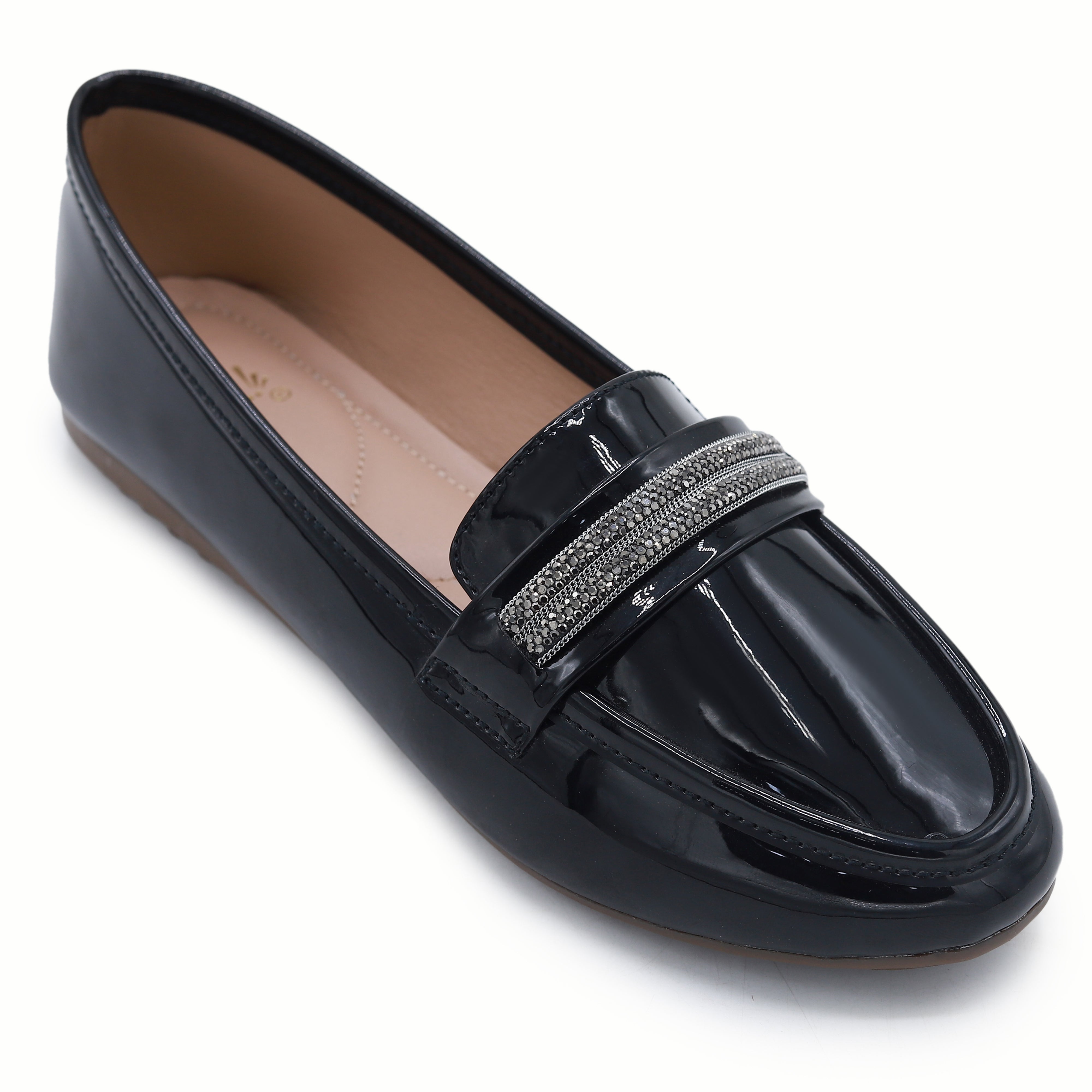 Black Patent Loafers - 8004403