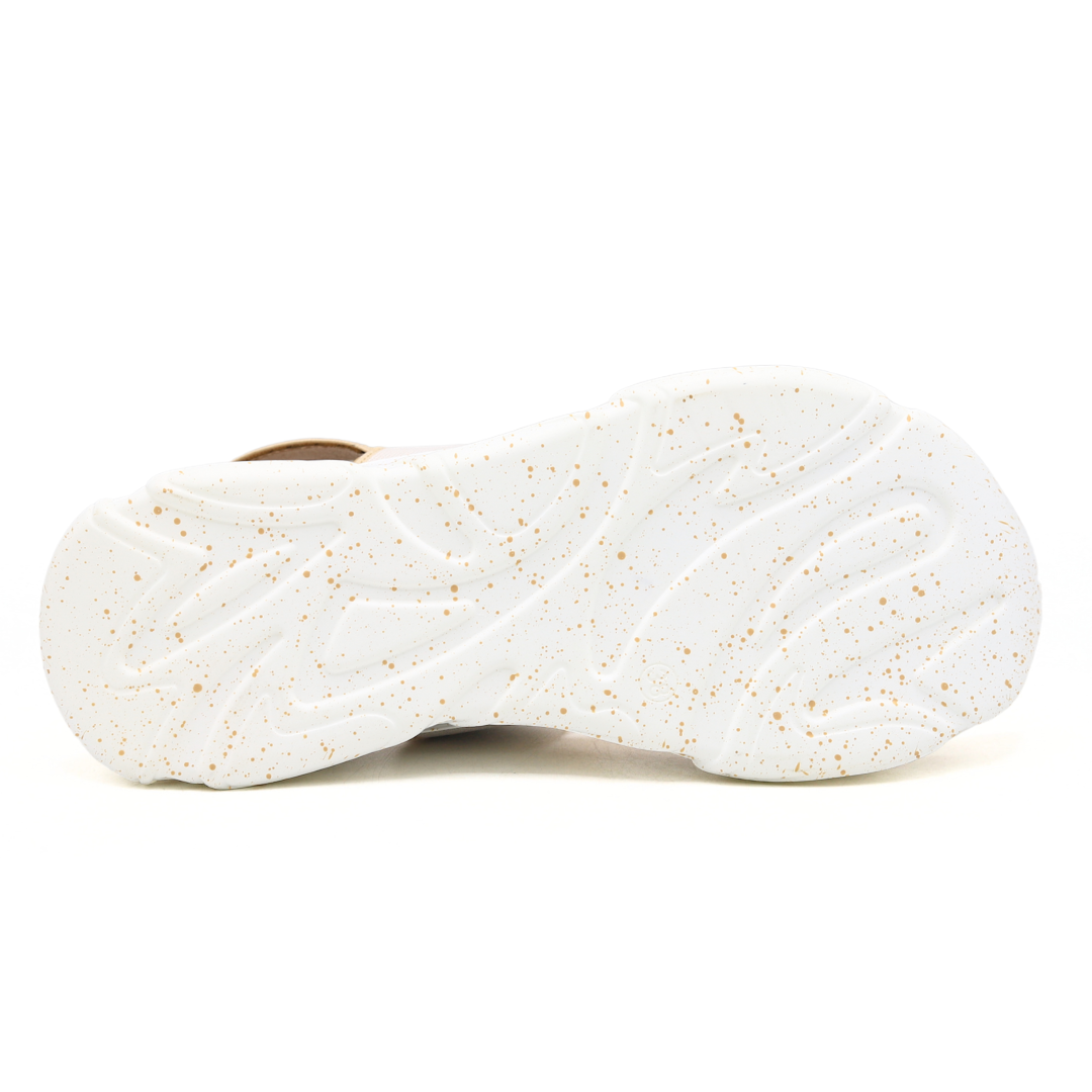 Ladies Beige Wedge Sandals / 8002316