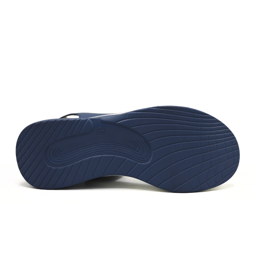 Blue Comfort Strap Sandals - 8002383