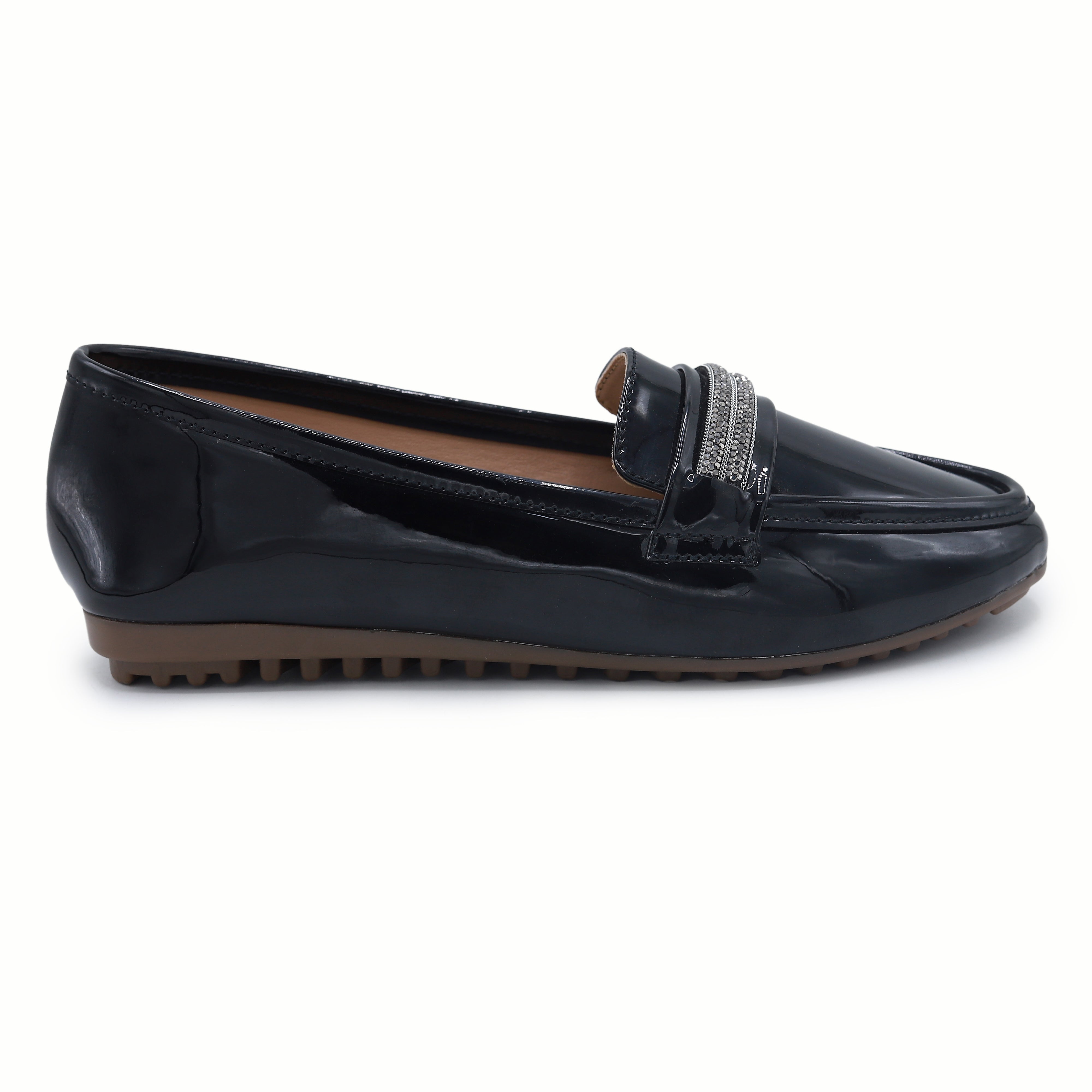 Black Patent Loafers - 8004403