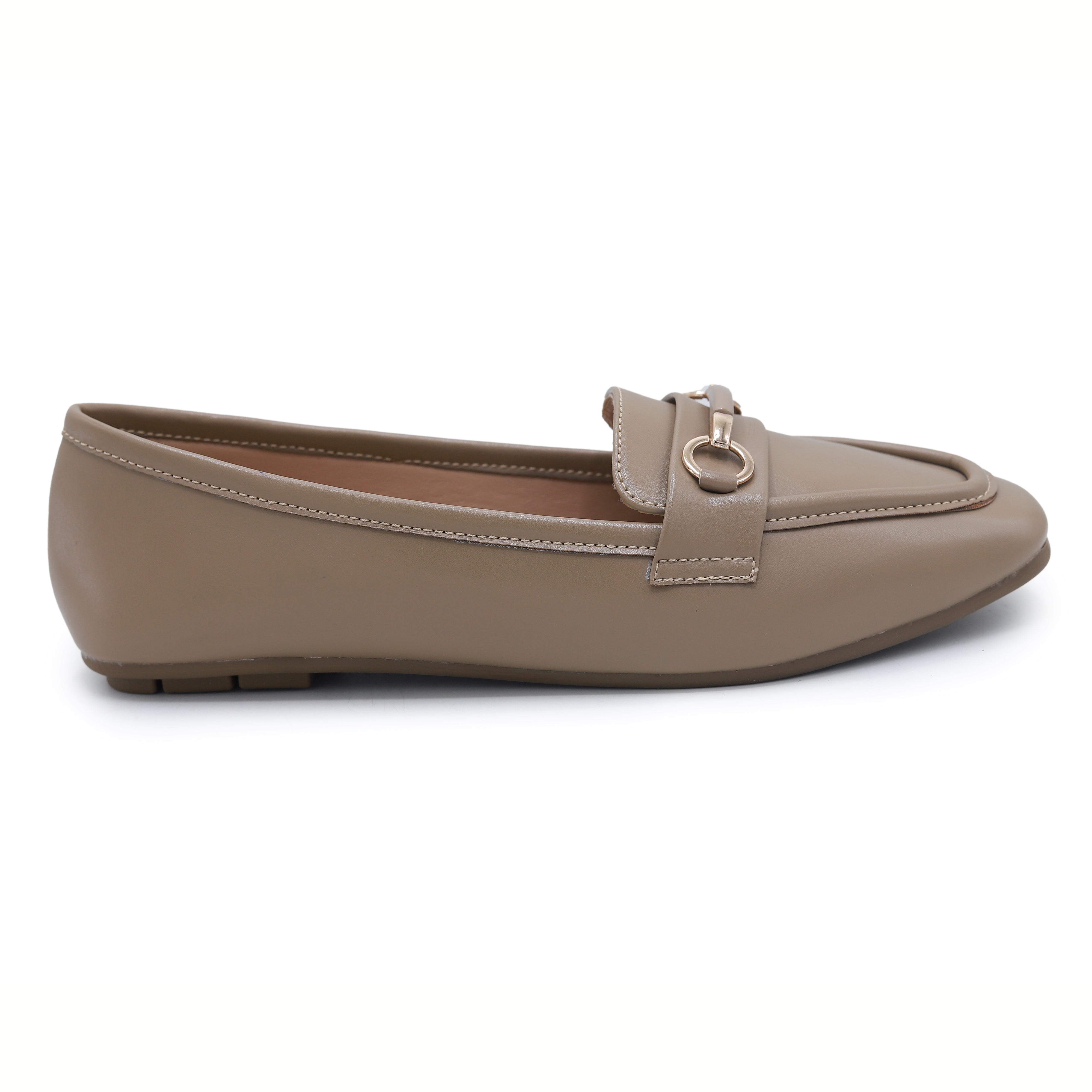 Square Toe Brass Loafers - 8004412