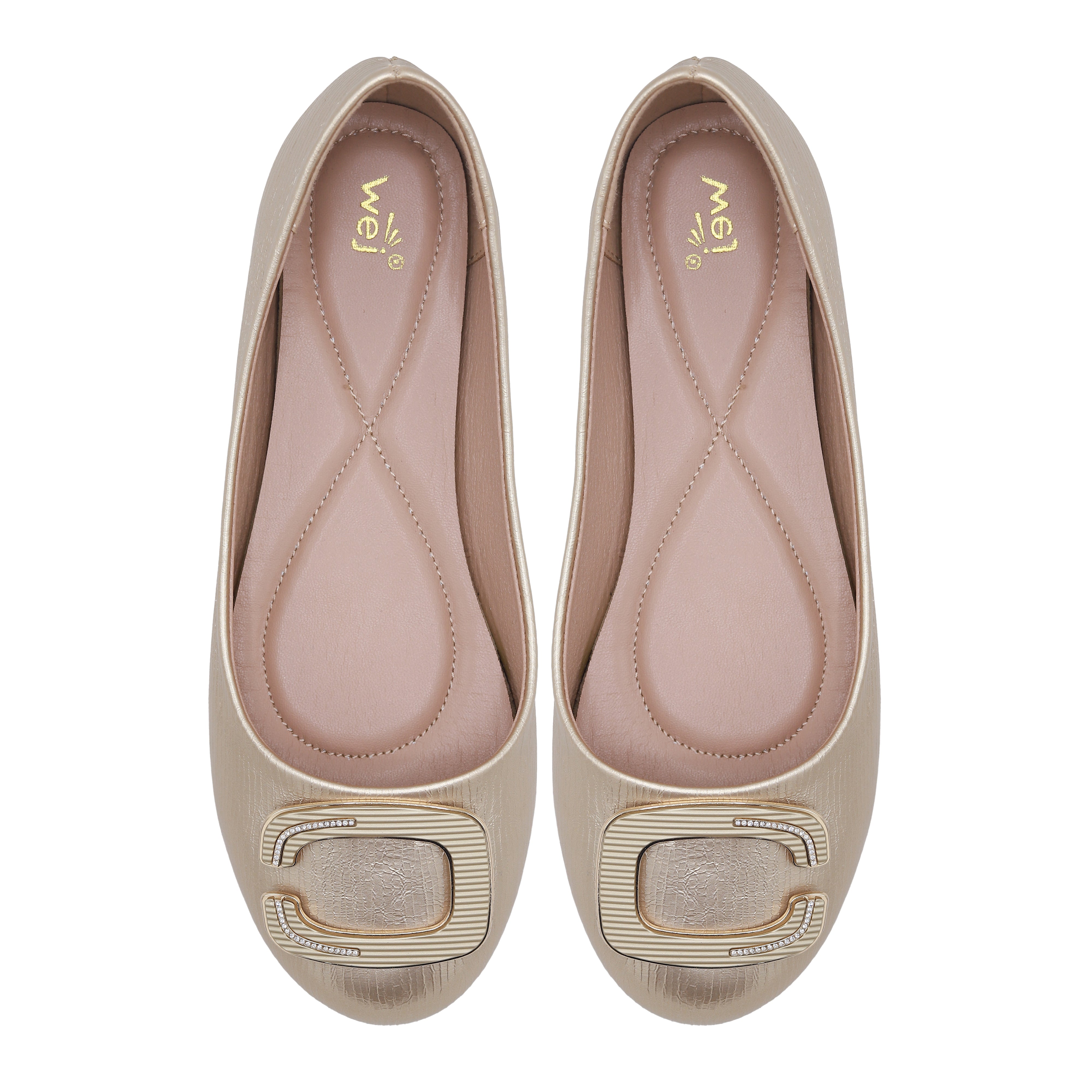 Gold Casual Pumps – 8006364