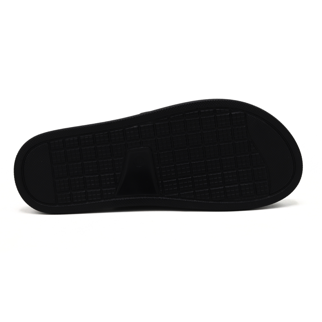 Black Double Buckle Slides - 8003430