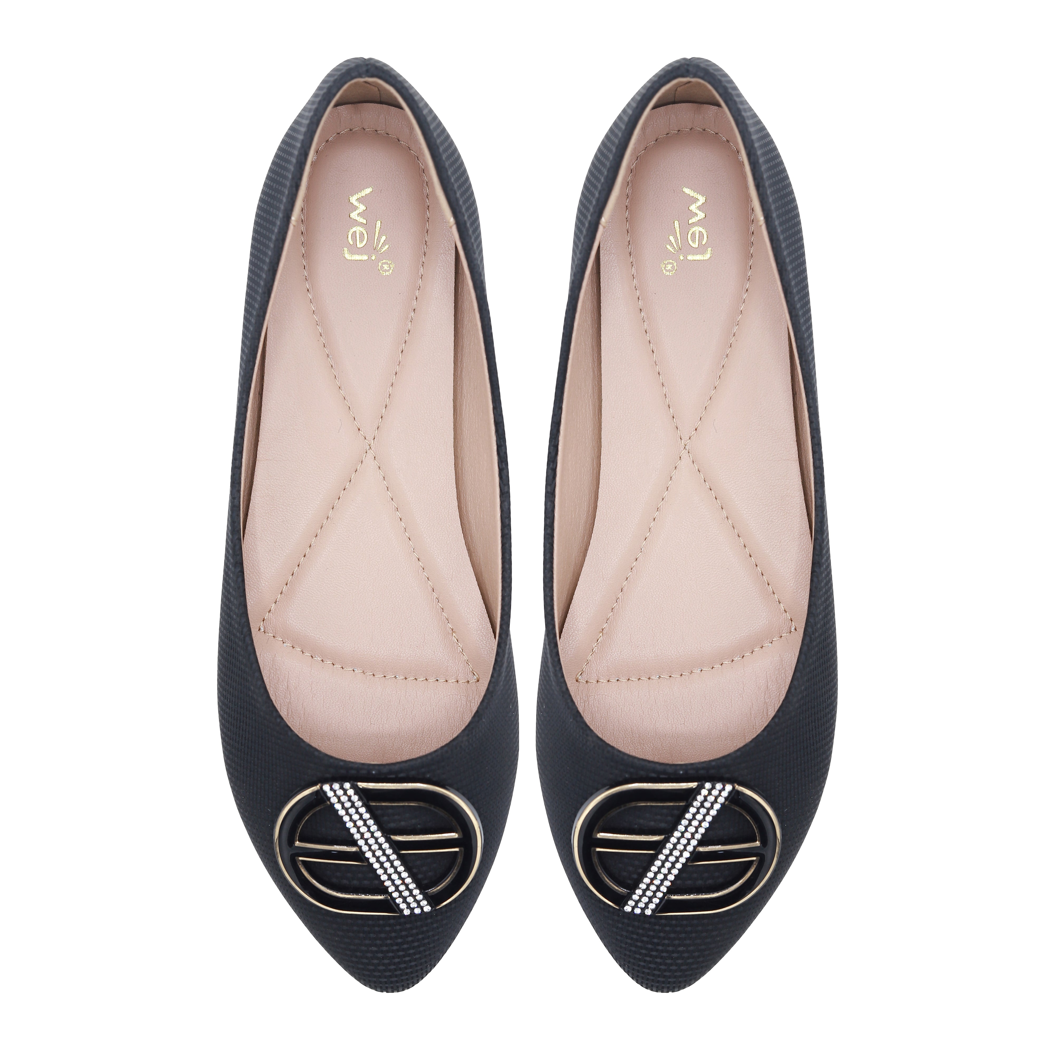 Black Comfortable Pumps Shoes - 8006343