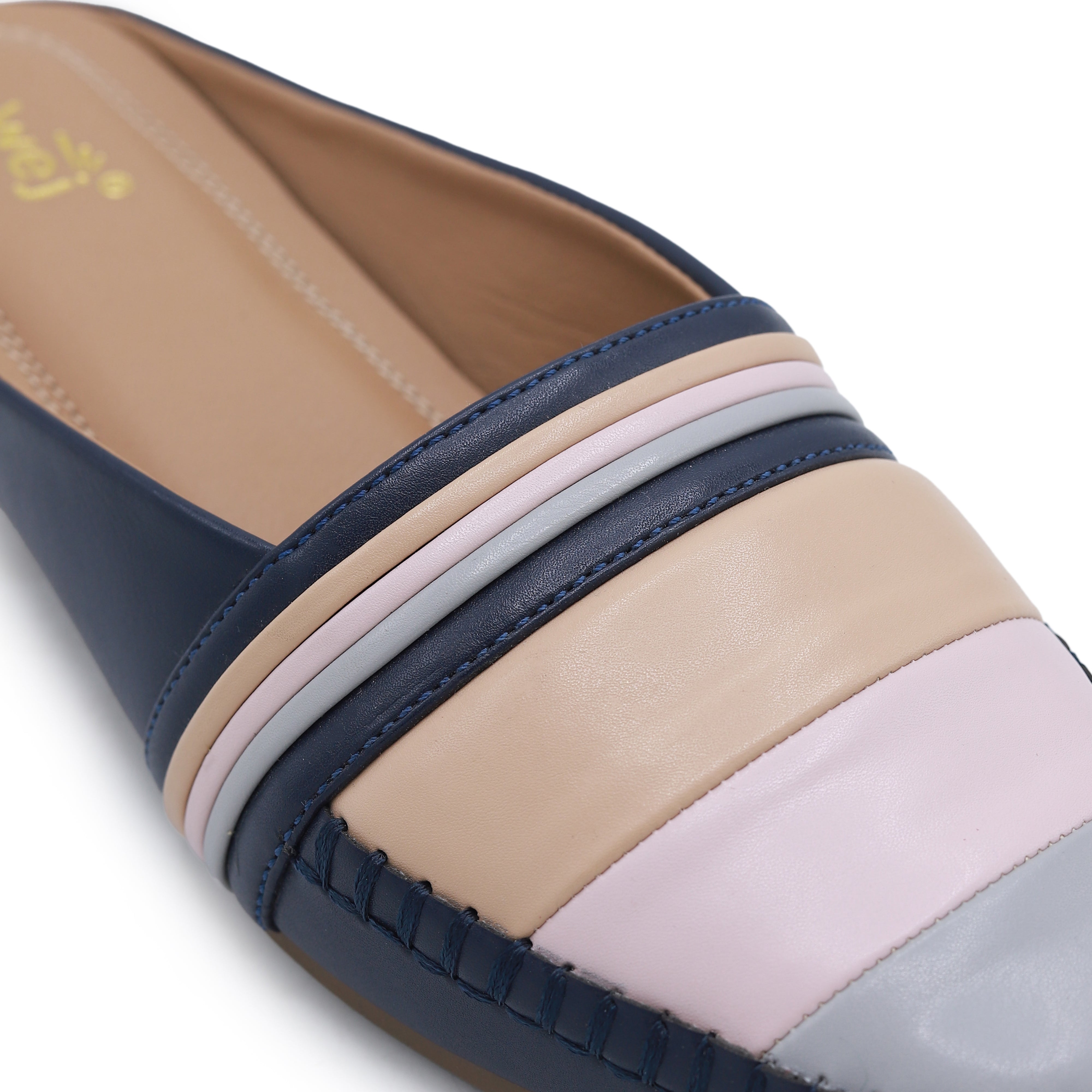 Navy Meadow Mules - 8004339