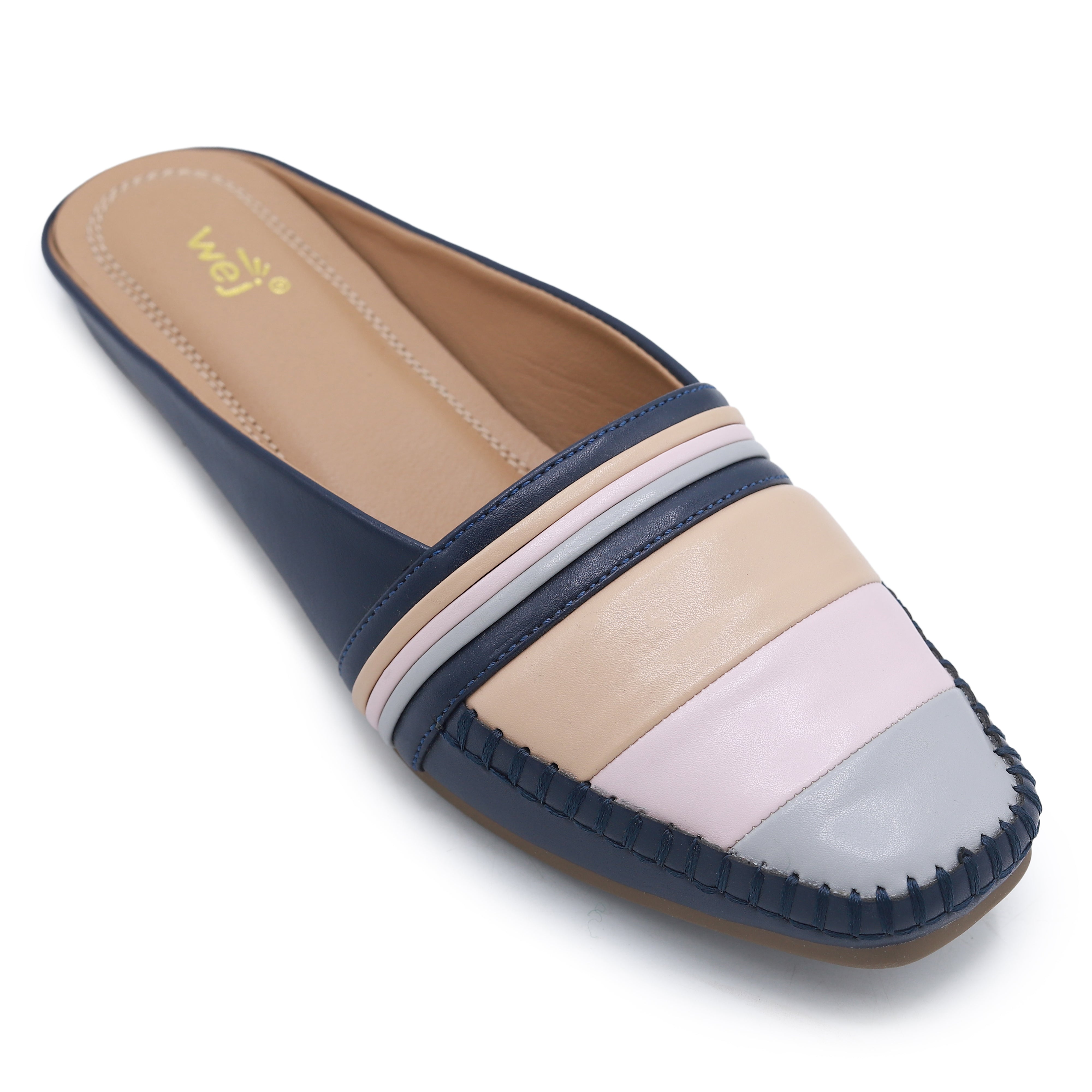 Navy Meadow Mules - 8004339