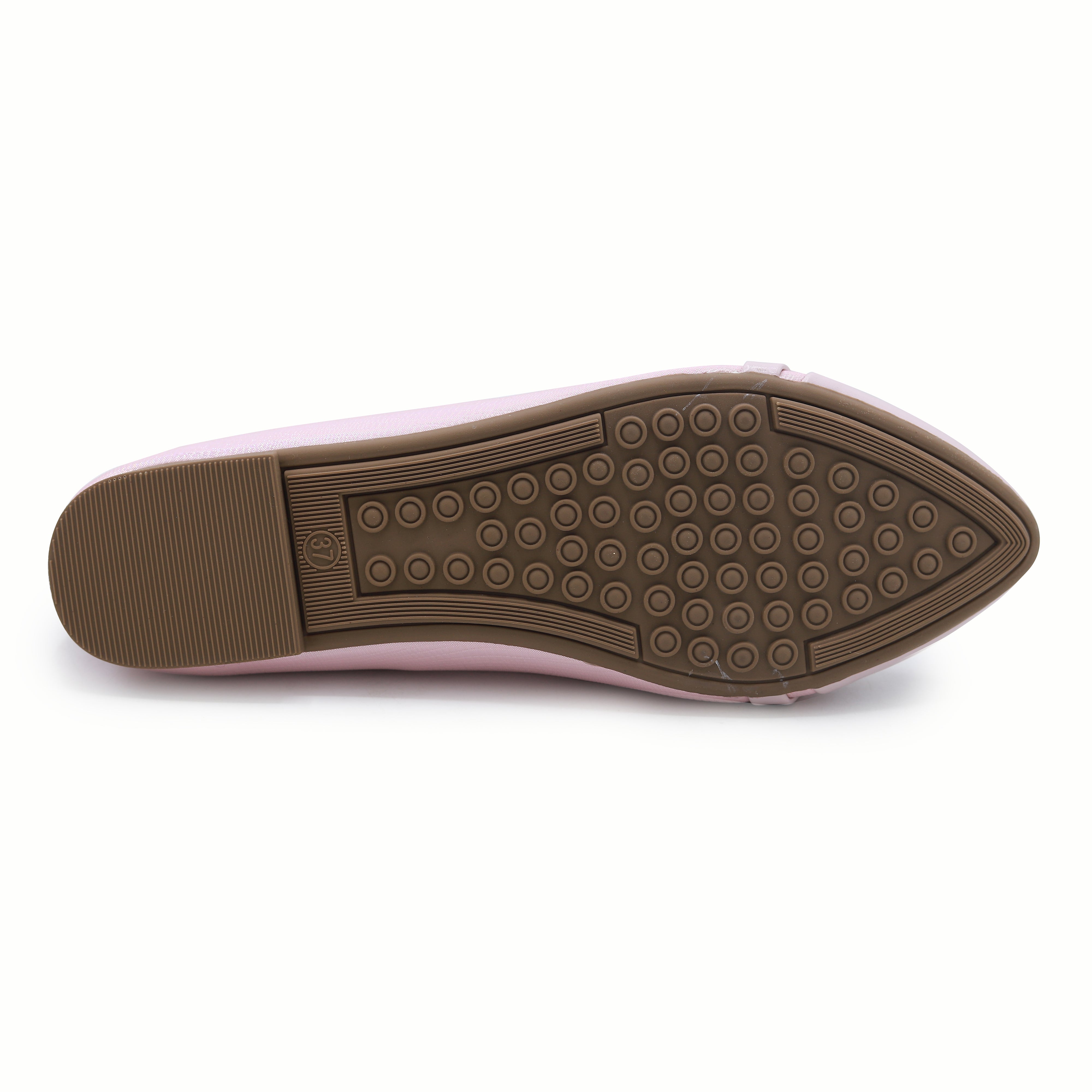 Pink Pointed Toe Slip On Flats – 8006345