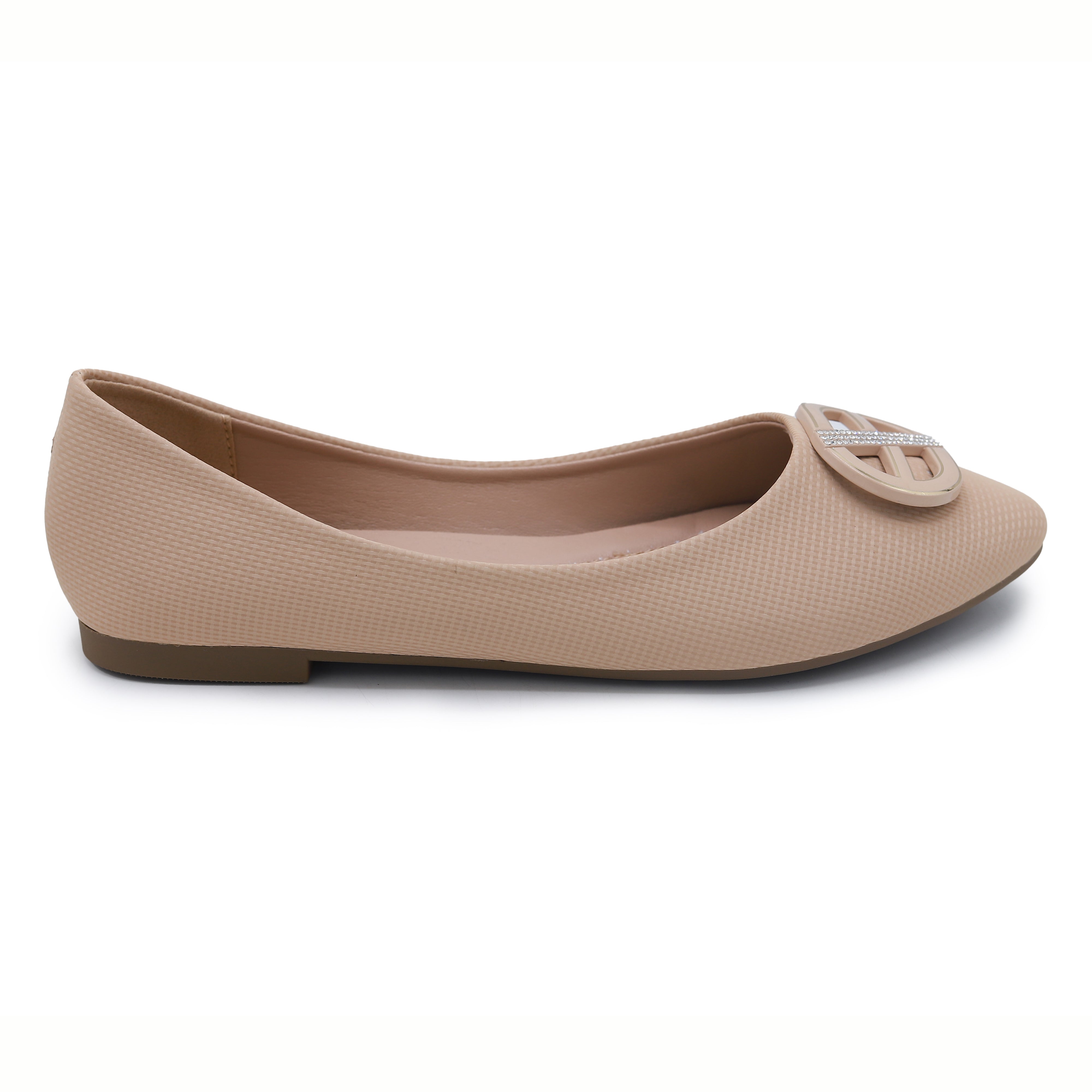 Beige Pumps Shoes - 8006343