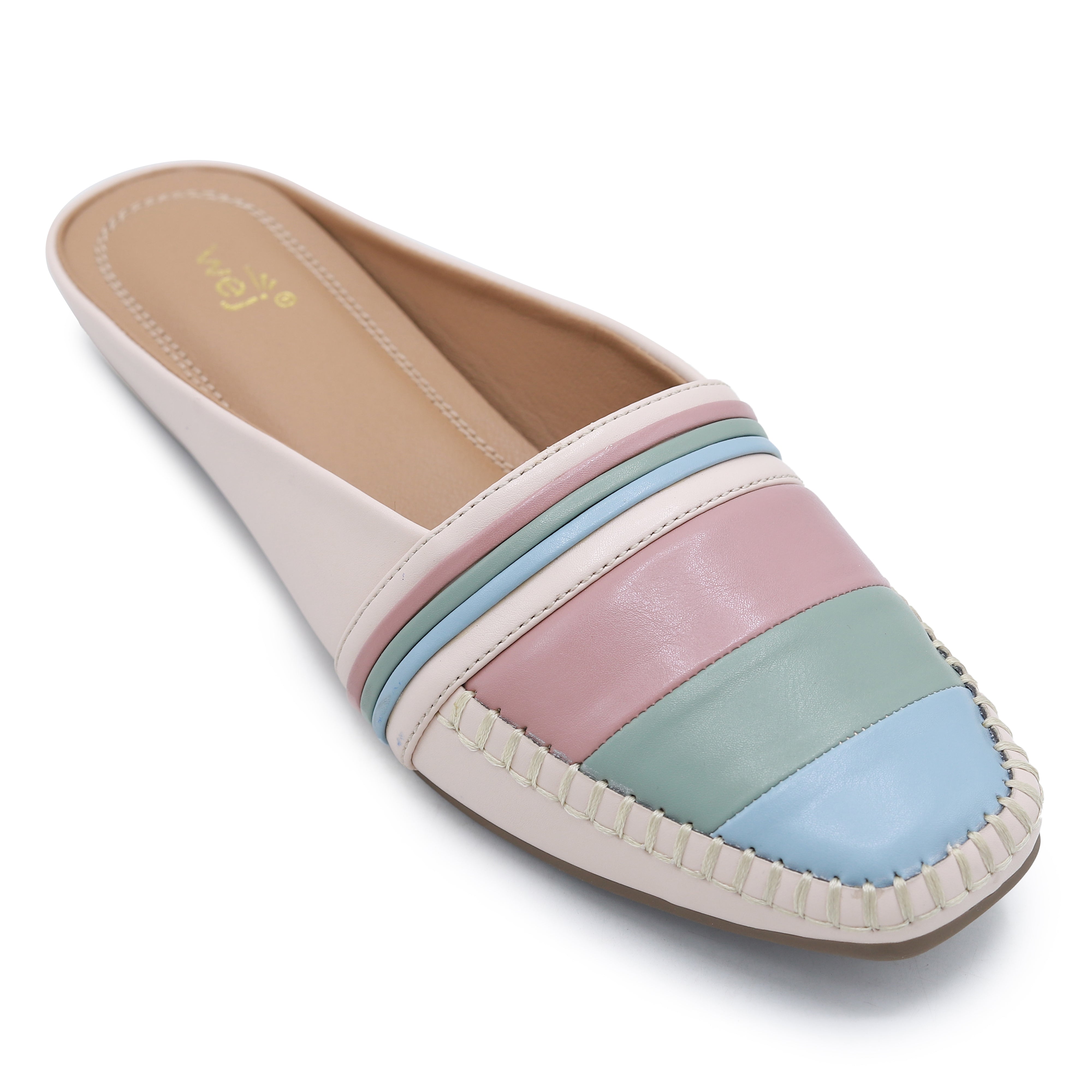 Nude Meadow Pastel Mules - 8004339